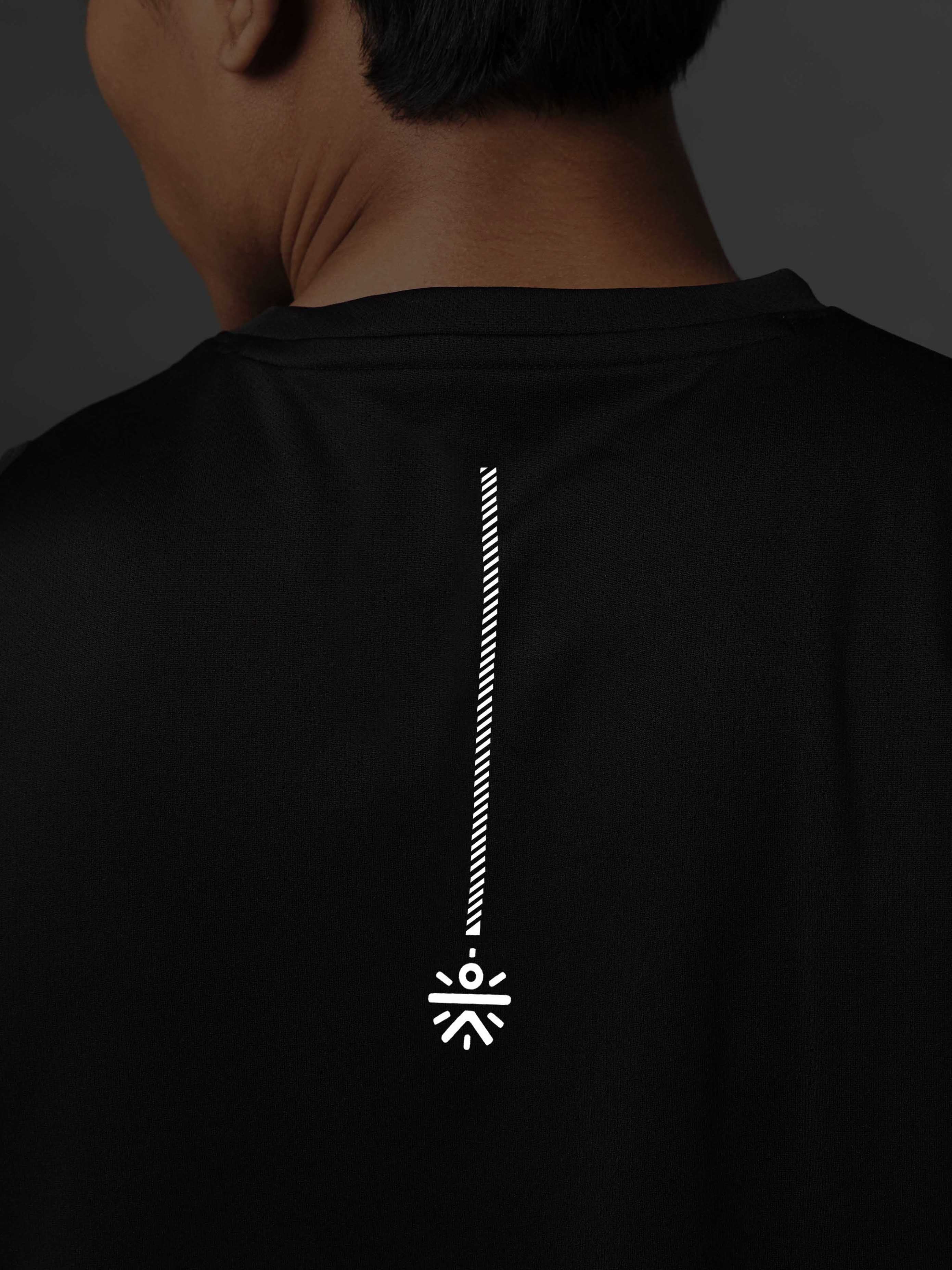 Men's Running Essential Black Tank