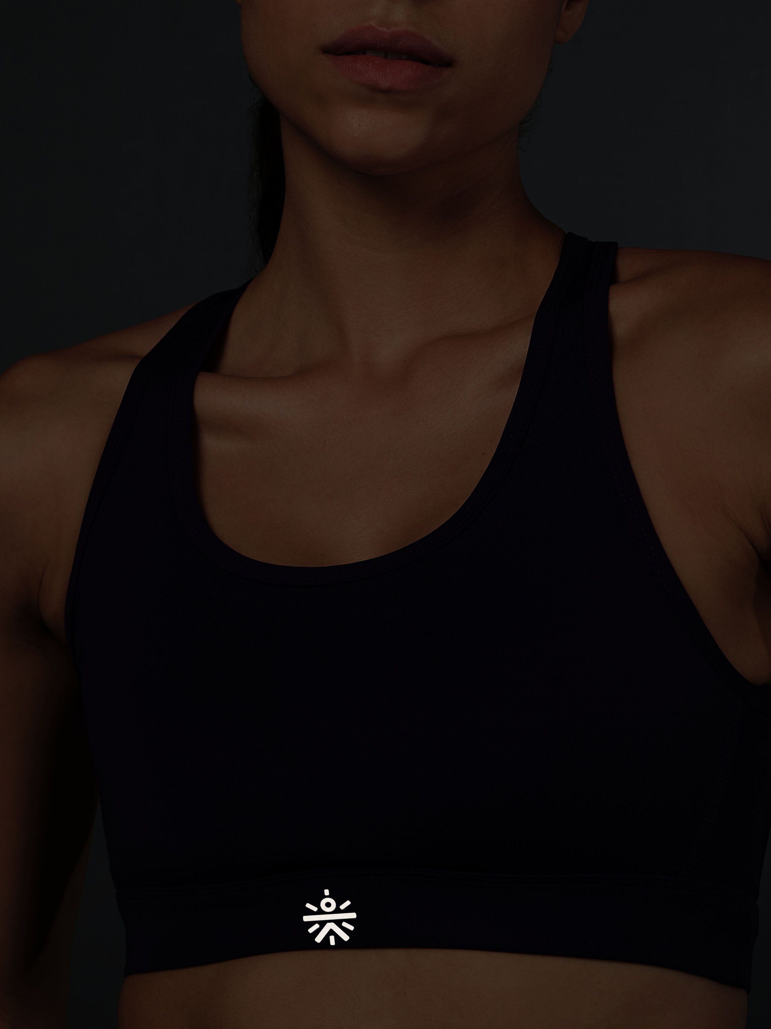 Women's Cross Back Purple Performance Bra