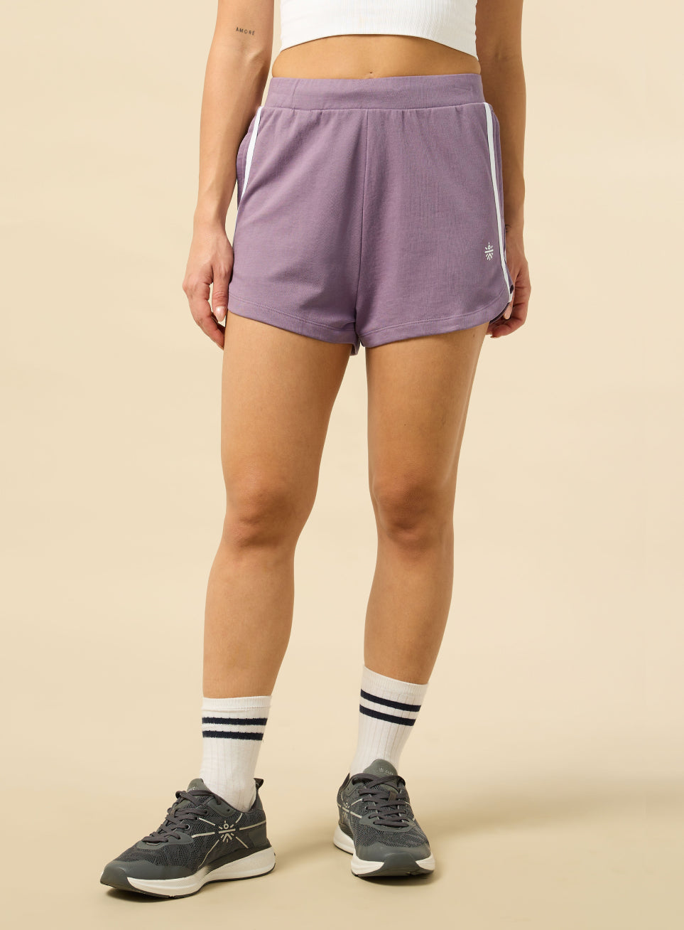 Women's Mauve Training Essentials Shorts