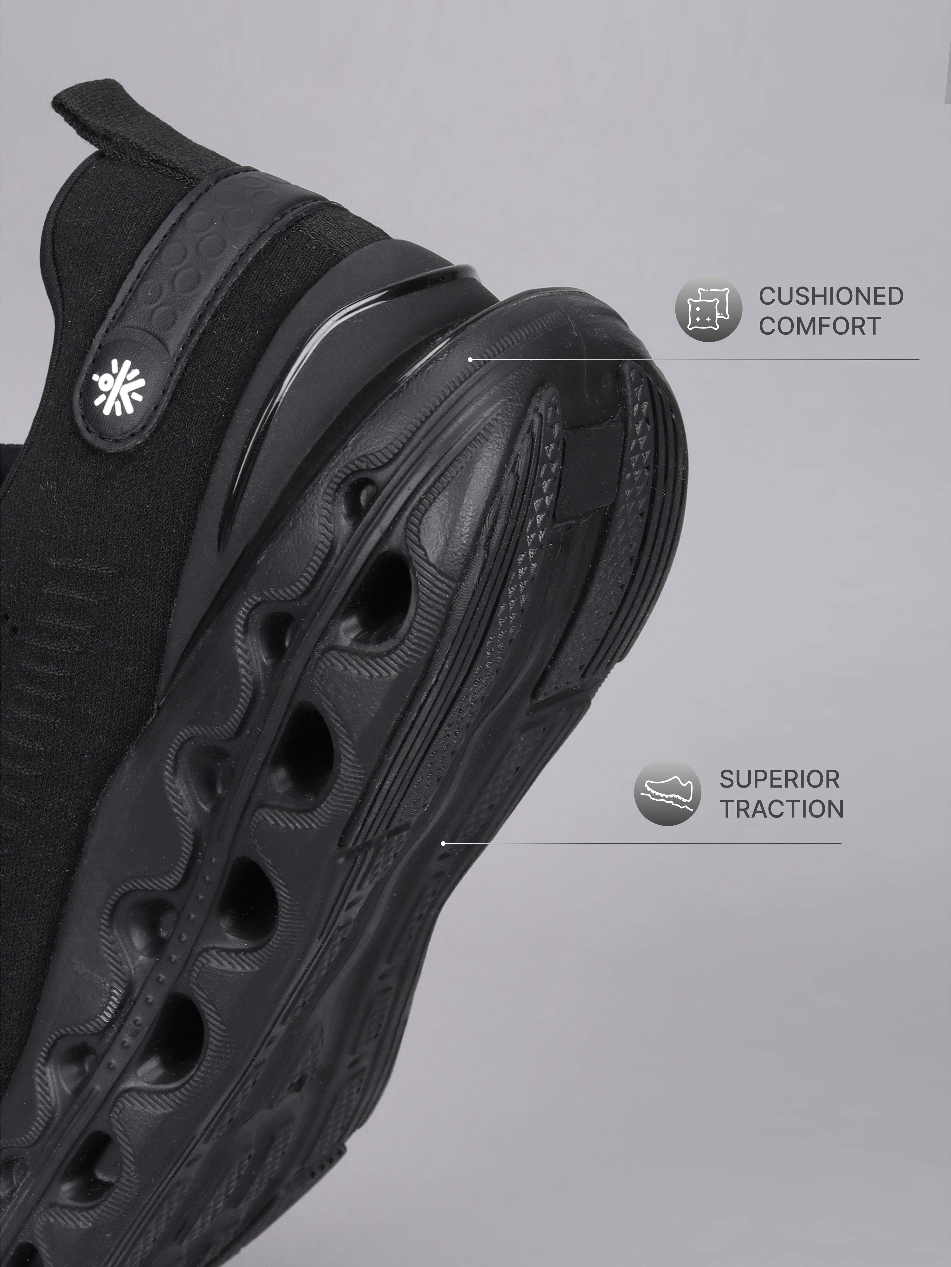 cult Men's Flexora Sneaker Shoes - Black