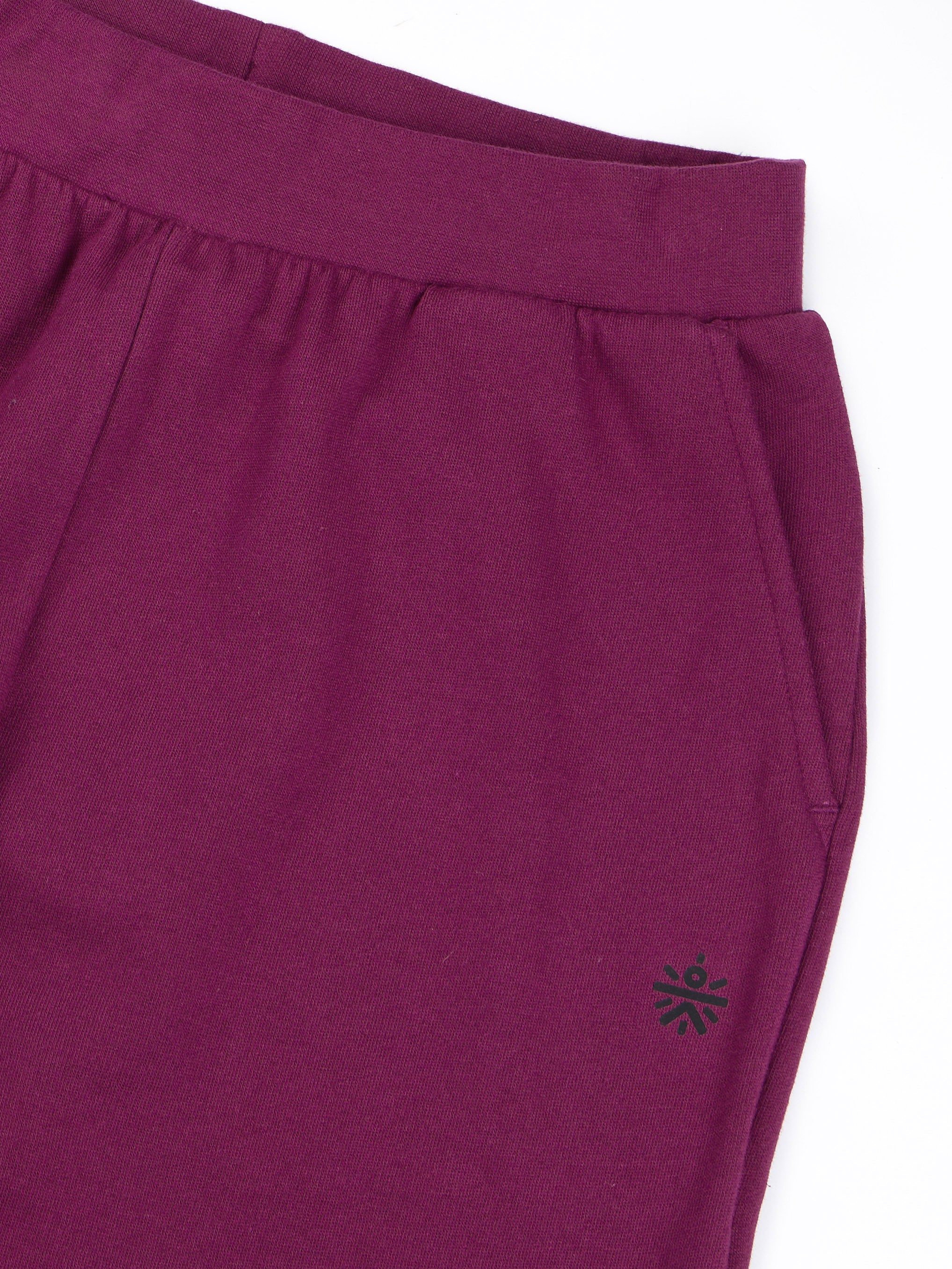 Women's Lifestyle Cotton Magenta Co-ord Set