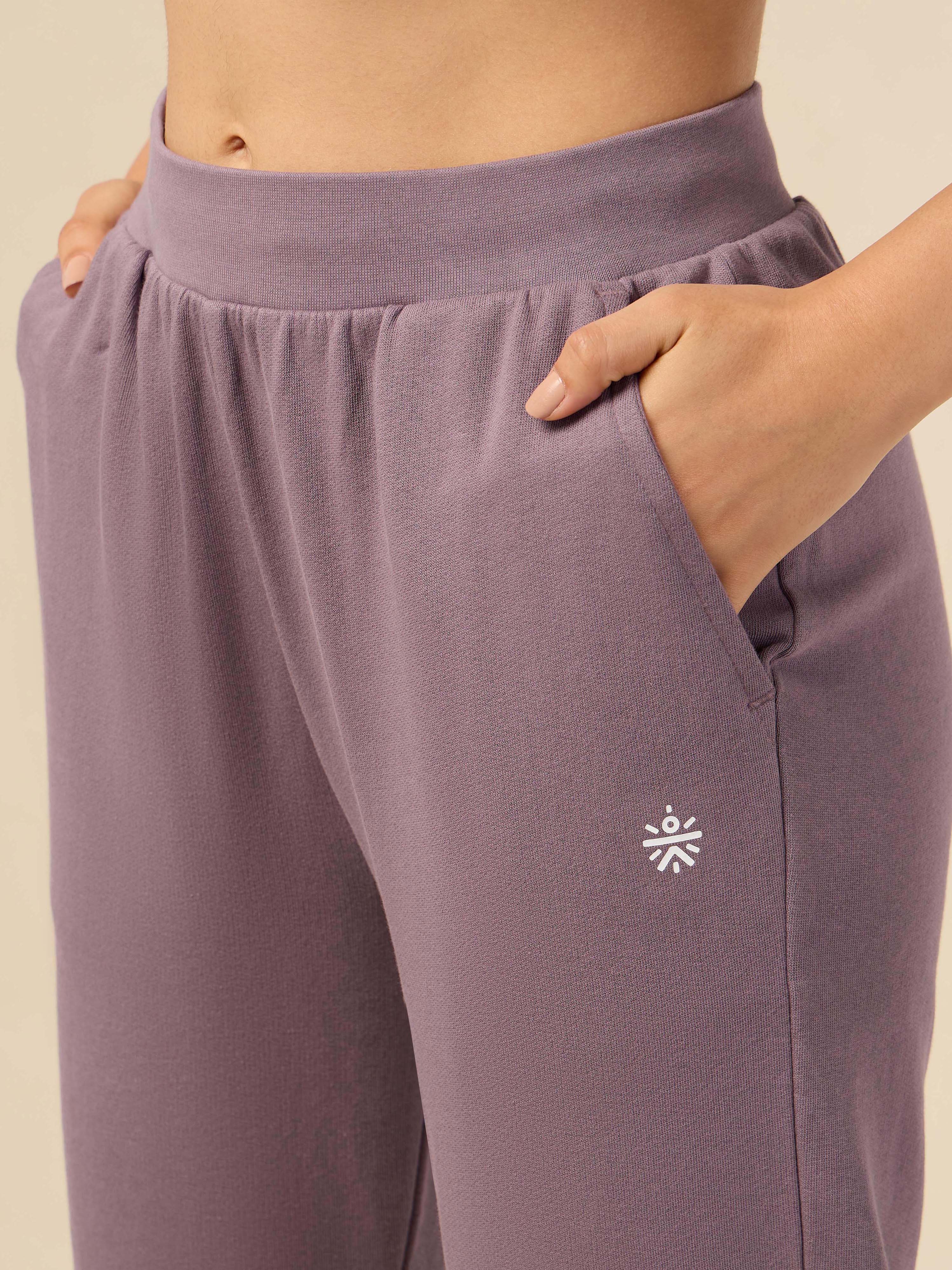 Women's Lifestyle Cotton Lavender Co-ord Set