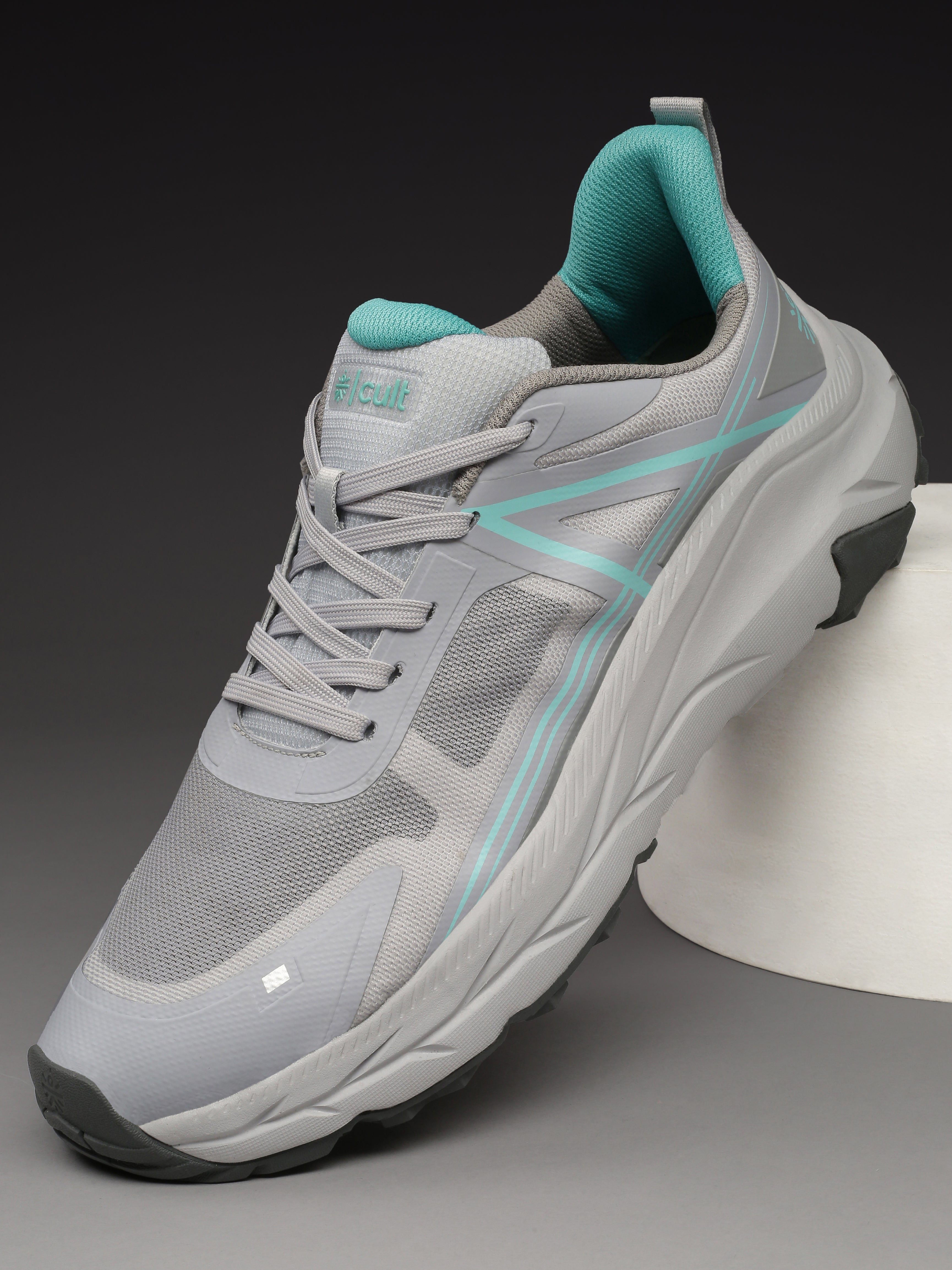 cult Men's Drift Outdoor Shoes - L.Grey/Sea Green