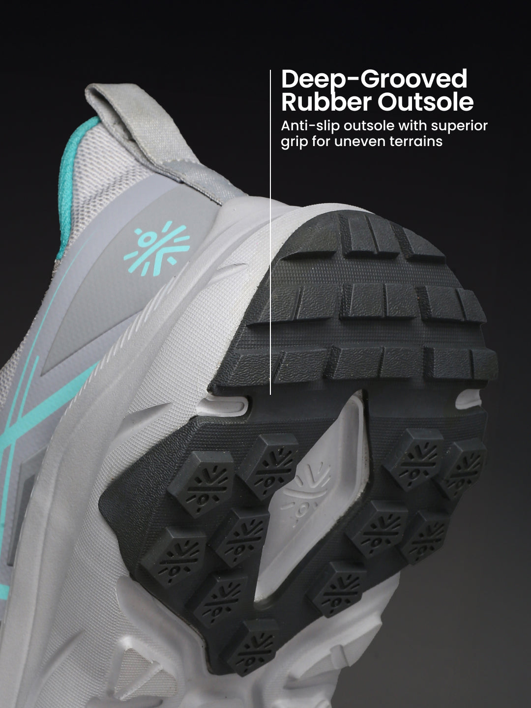 cult Men's Drift Outdoor Shoes - L.Grey/Sea Green