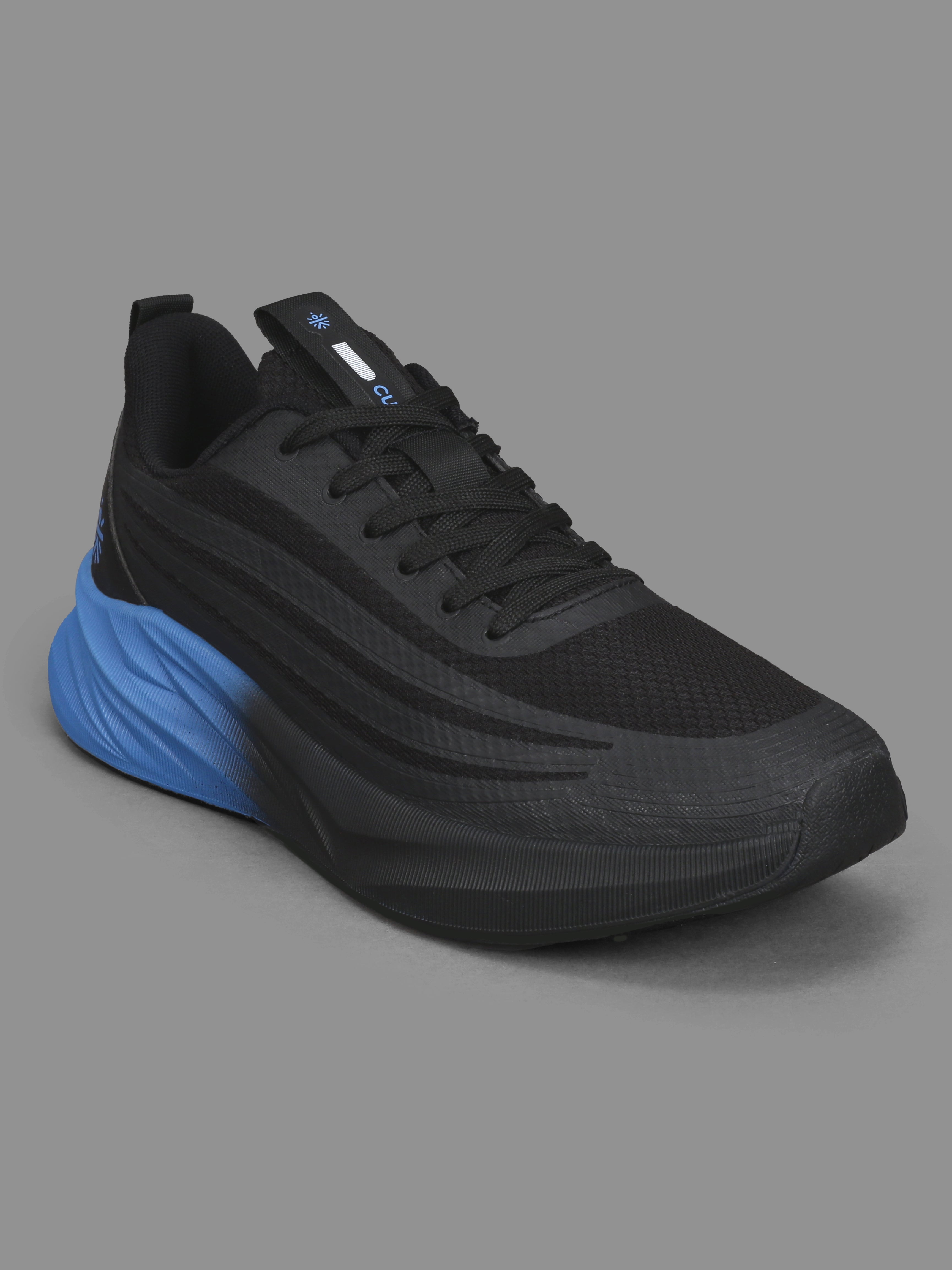 cult Men's Strix Running Shoes - Black/Blue