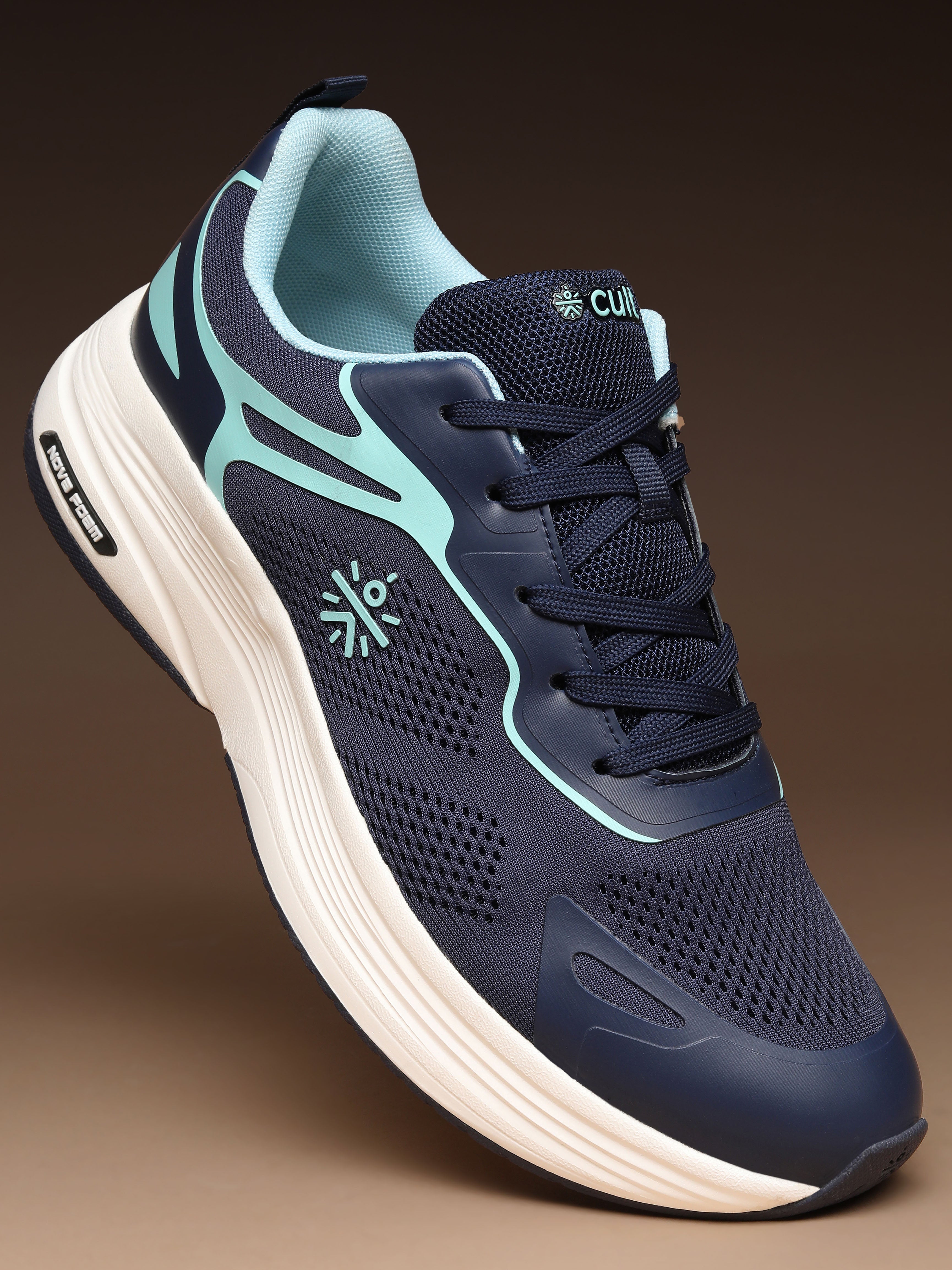 cult Men Zyon Running Shoes - Teal/Mint