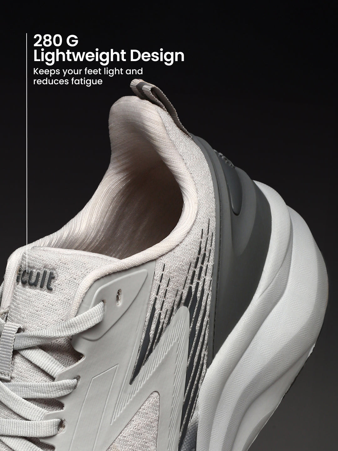 cult Men's Revix Running Shoes - L.Grey/D.Grey