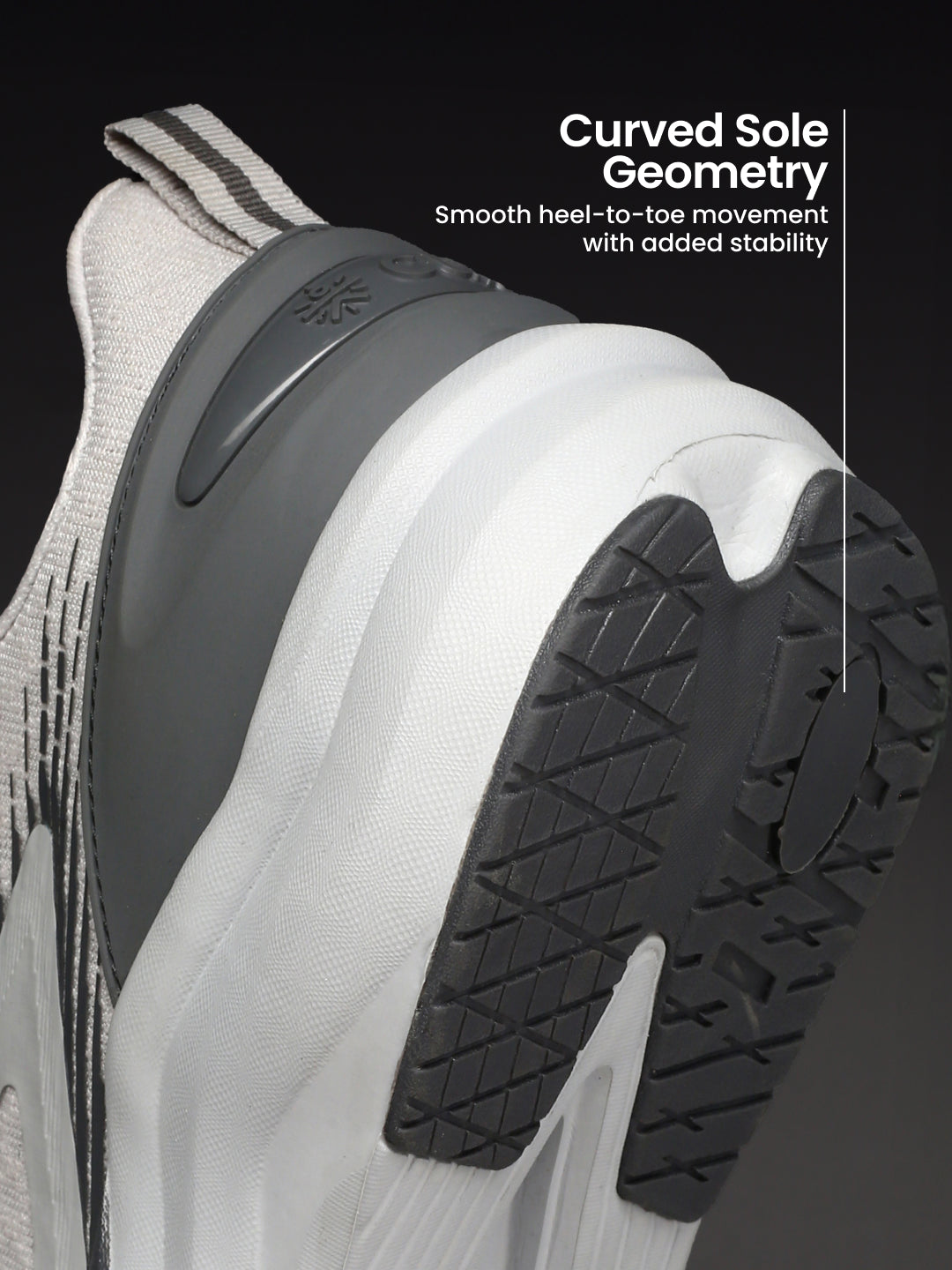 cult Men's Revix Running Shoes - L.Grey/D.Grey