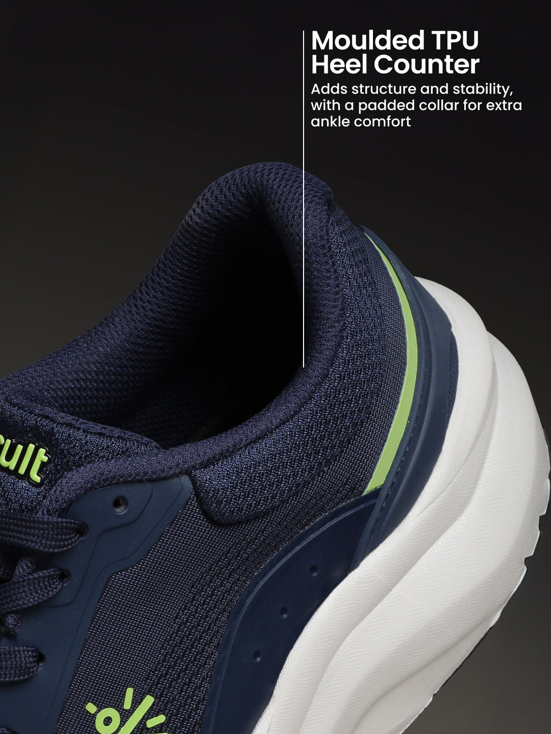 cult Men's FlowPro Running Shoes - Navy Blue
