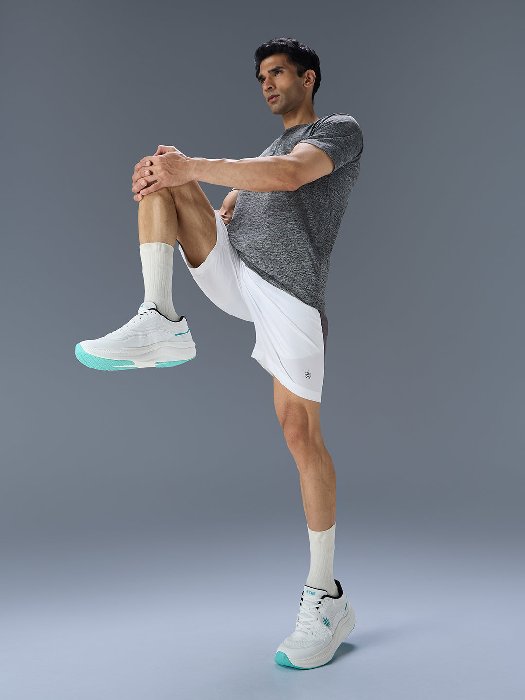 cult Men's FlowPro Running Shoes - White/Sea Green