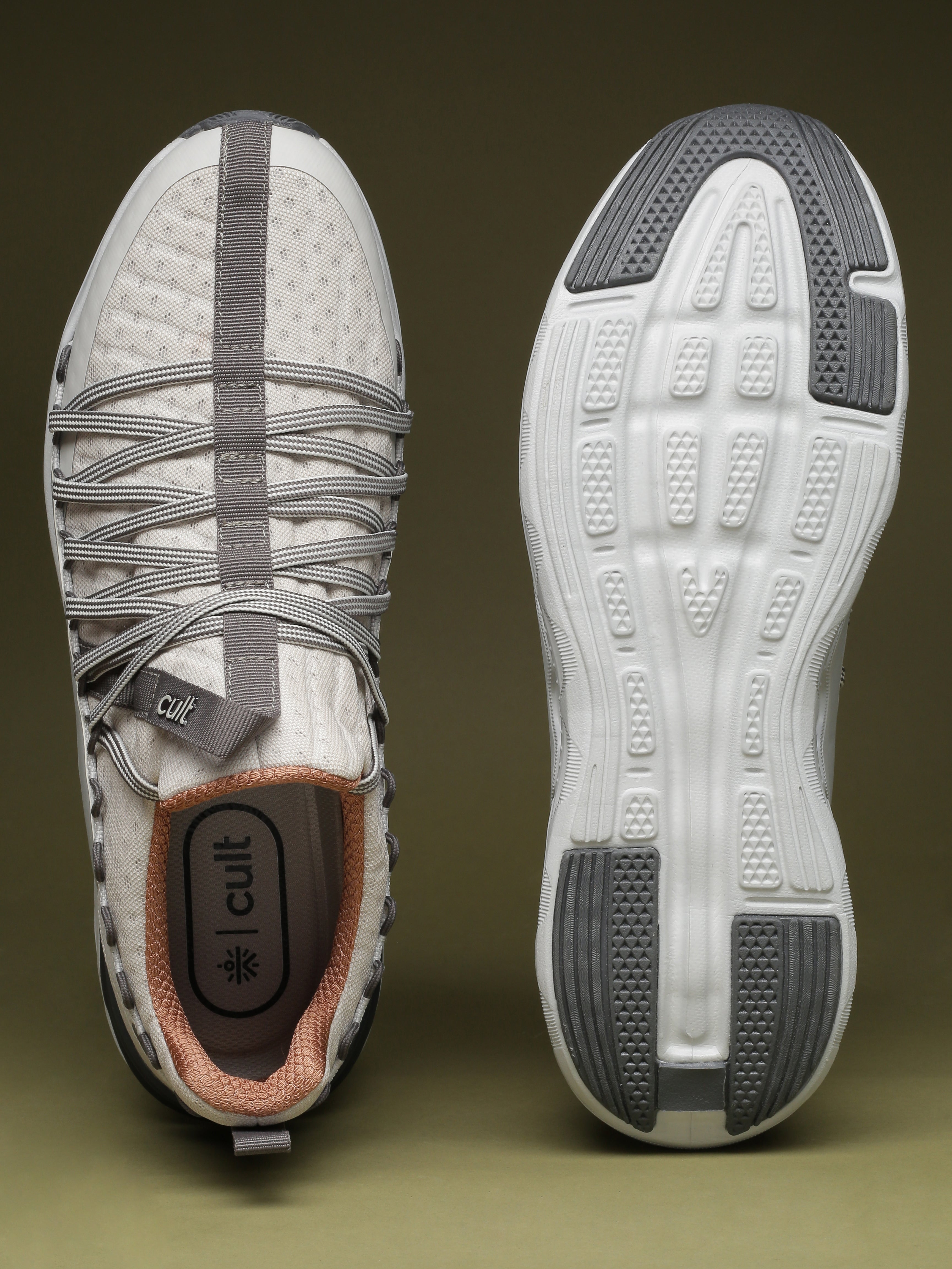 cult Men's Loop Walking Shoes - L.Grey/Black