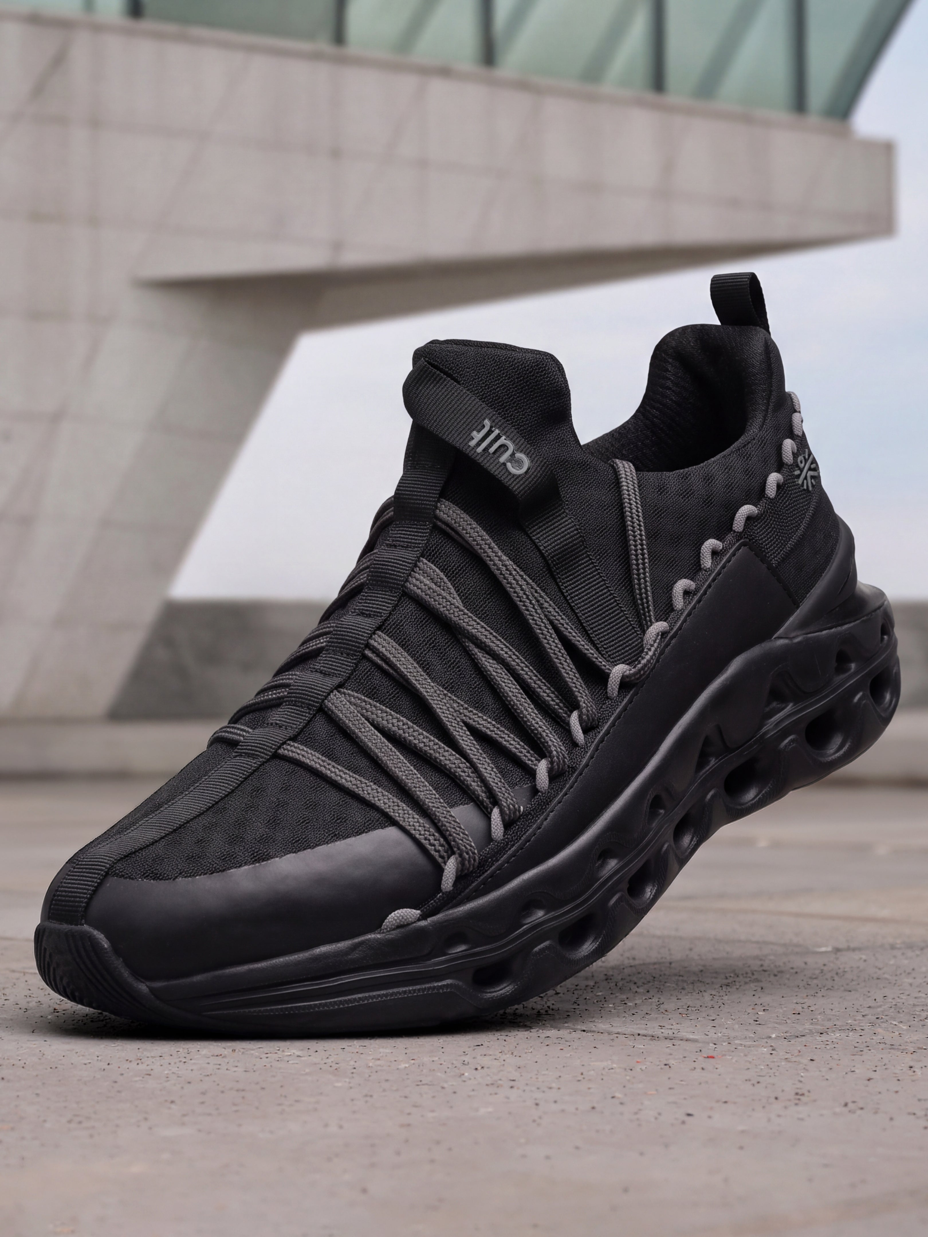 cult Men's Loop Walking Shoes - Black