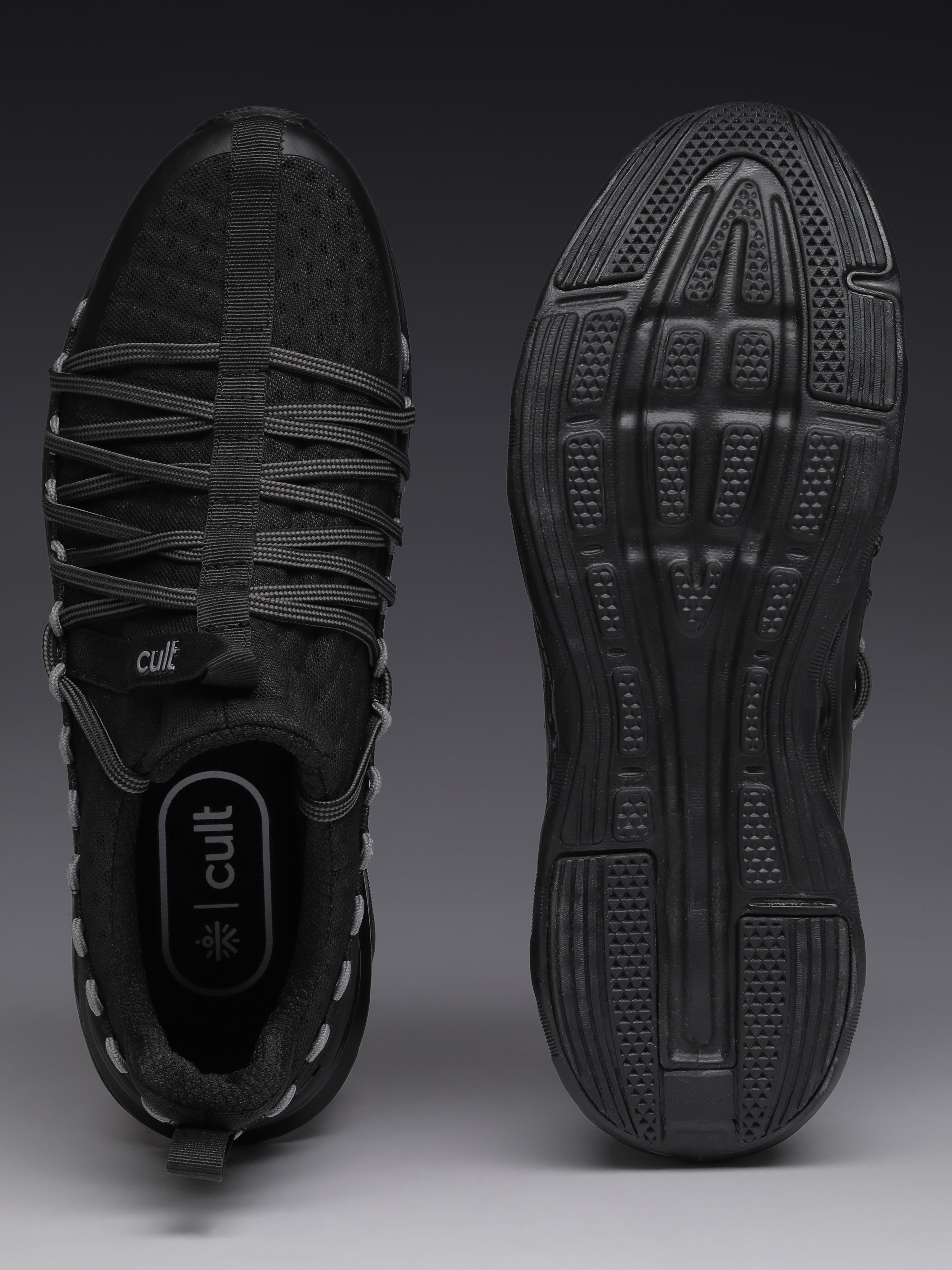 cult Men's Loop Walking Shoes - Black