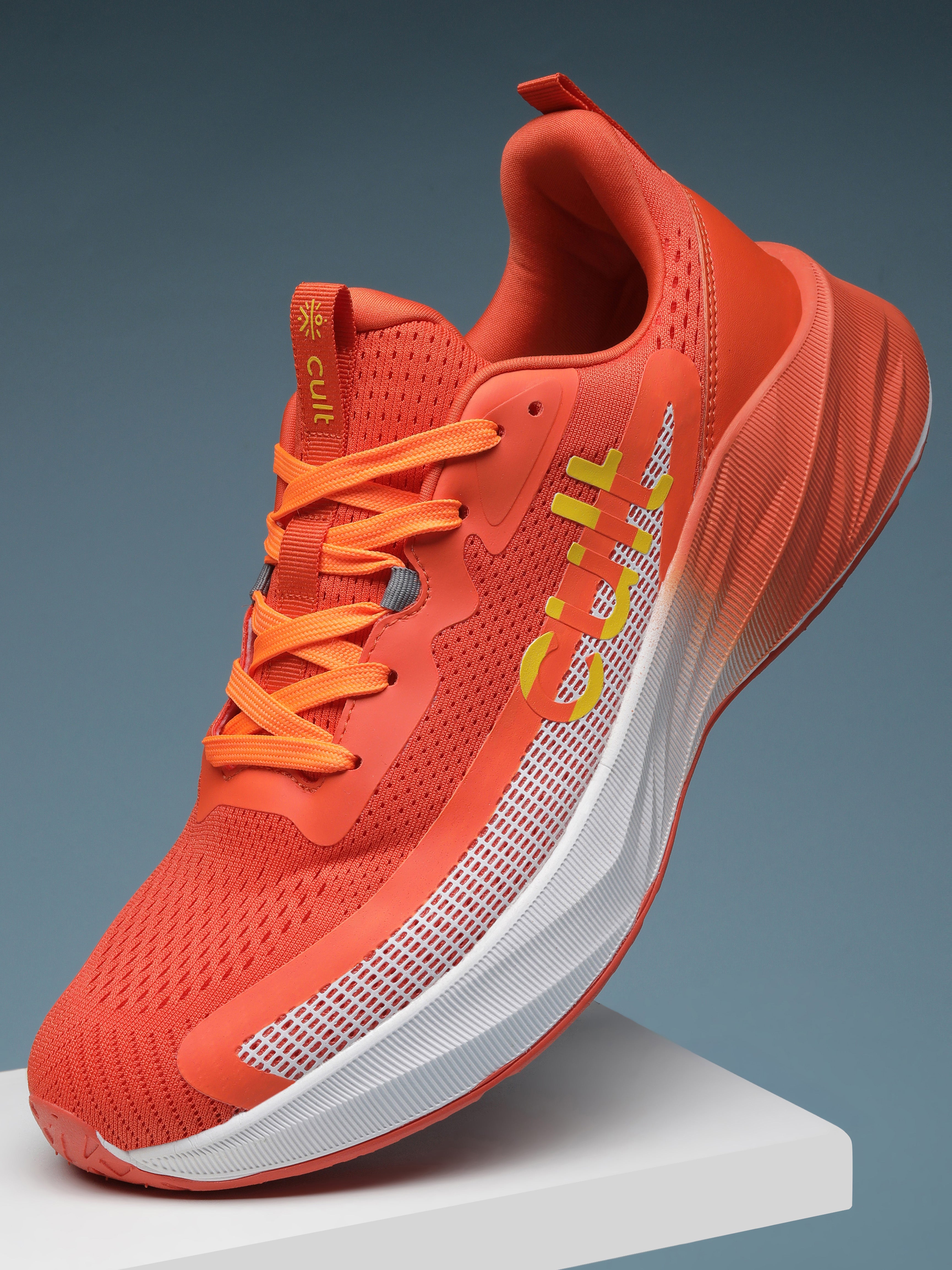 cult Men's Nexon Casual Shoes - Orange/White