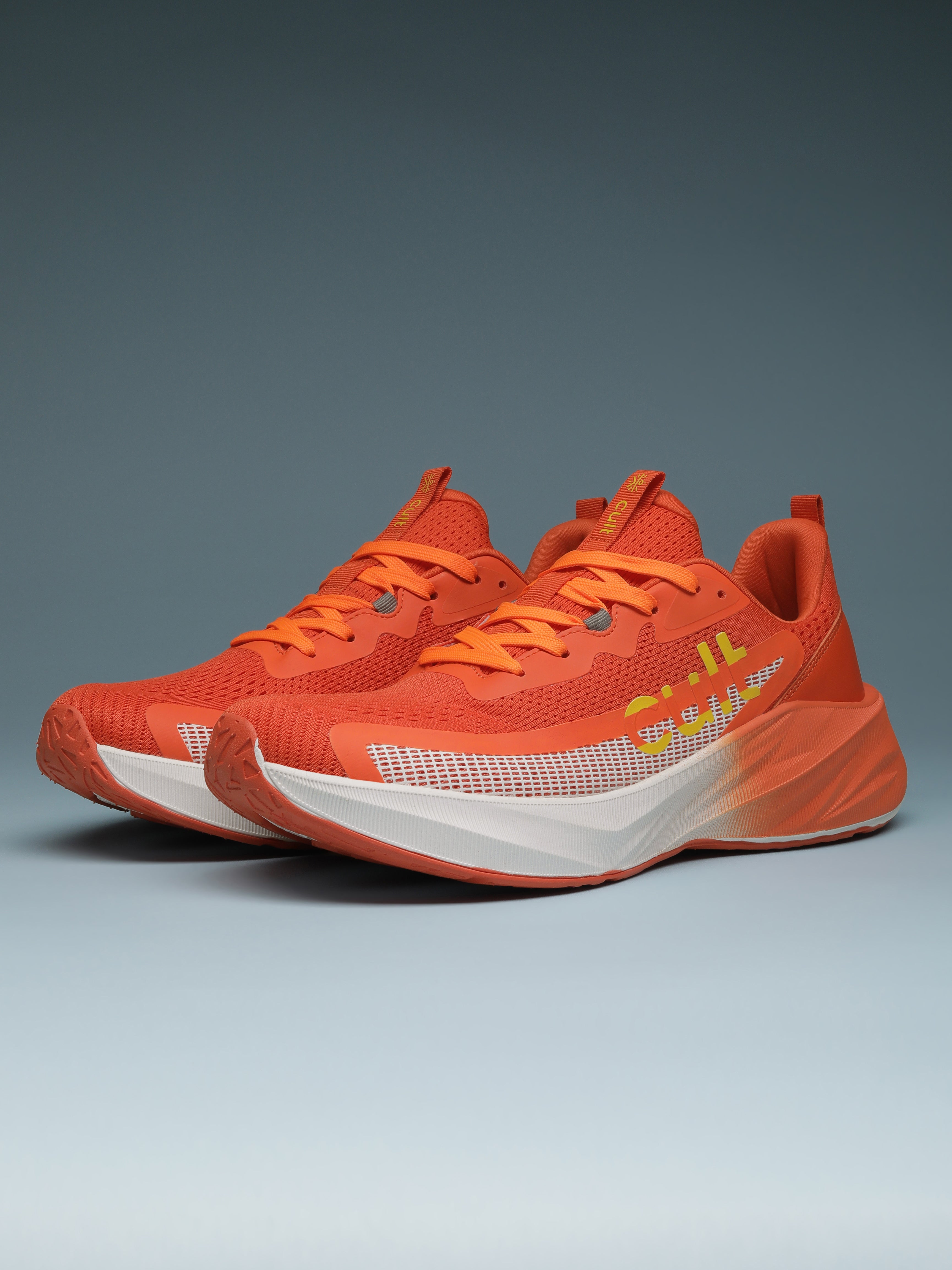 cult Men's Nexon Casual Shoes - Orange/White