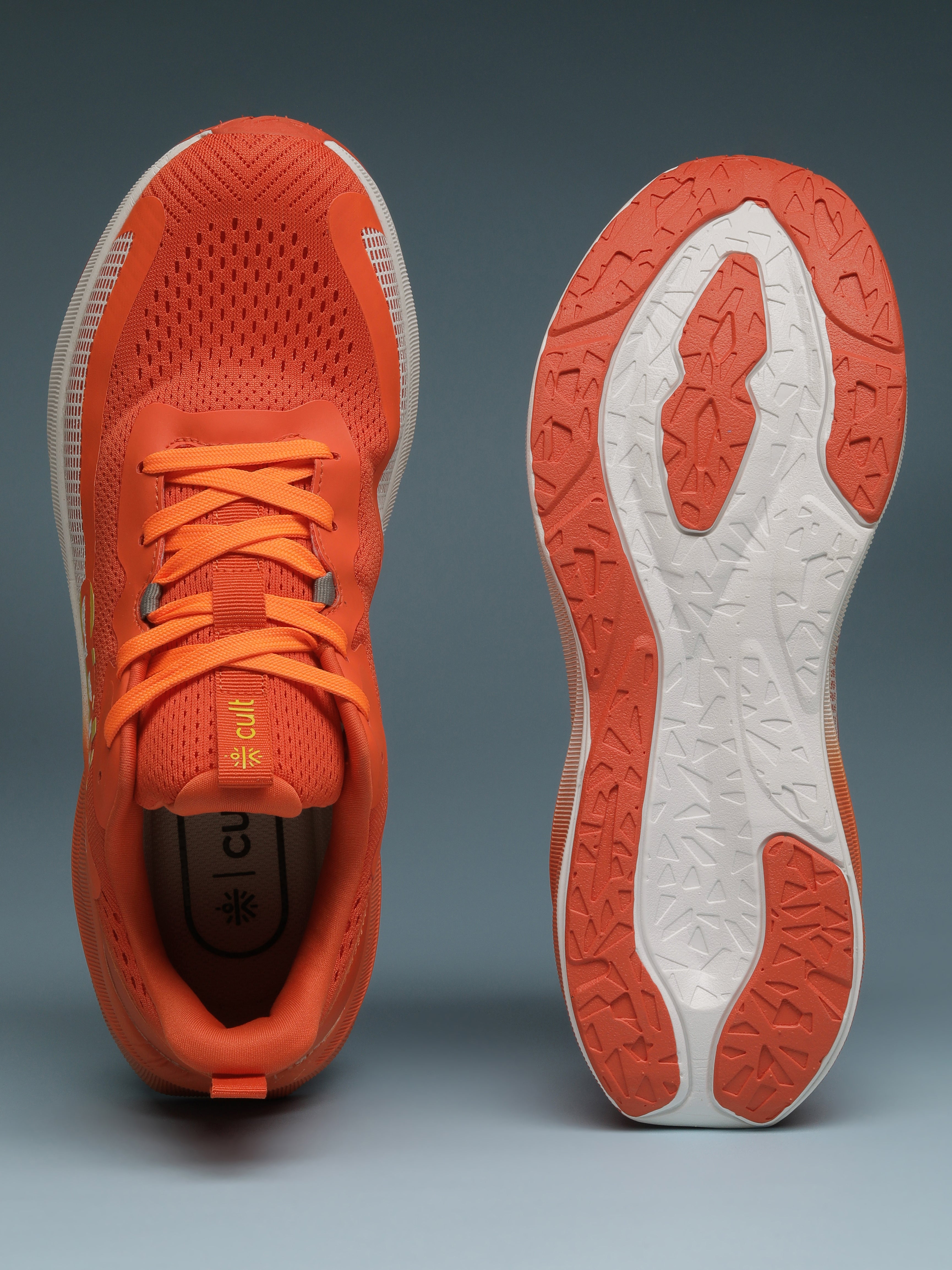 cult Men's Nexon Casual Shoes - Orange/White