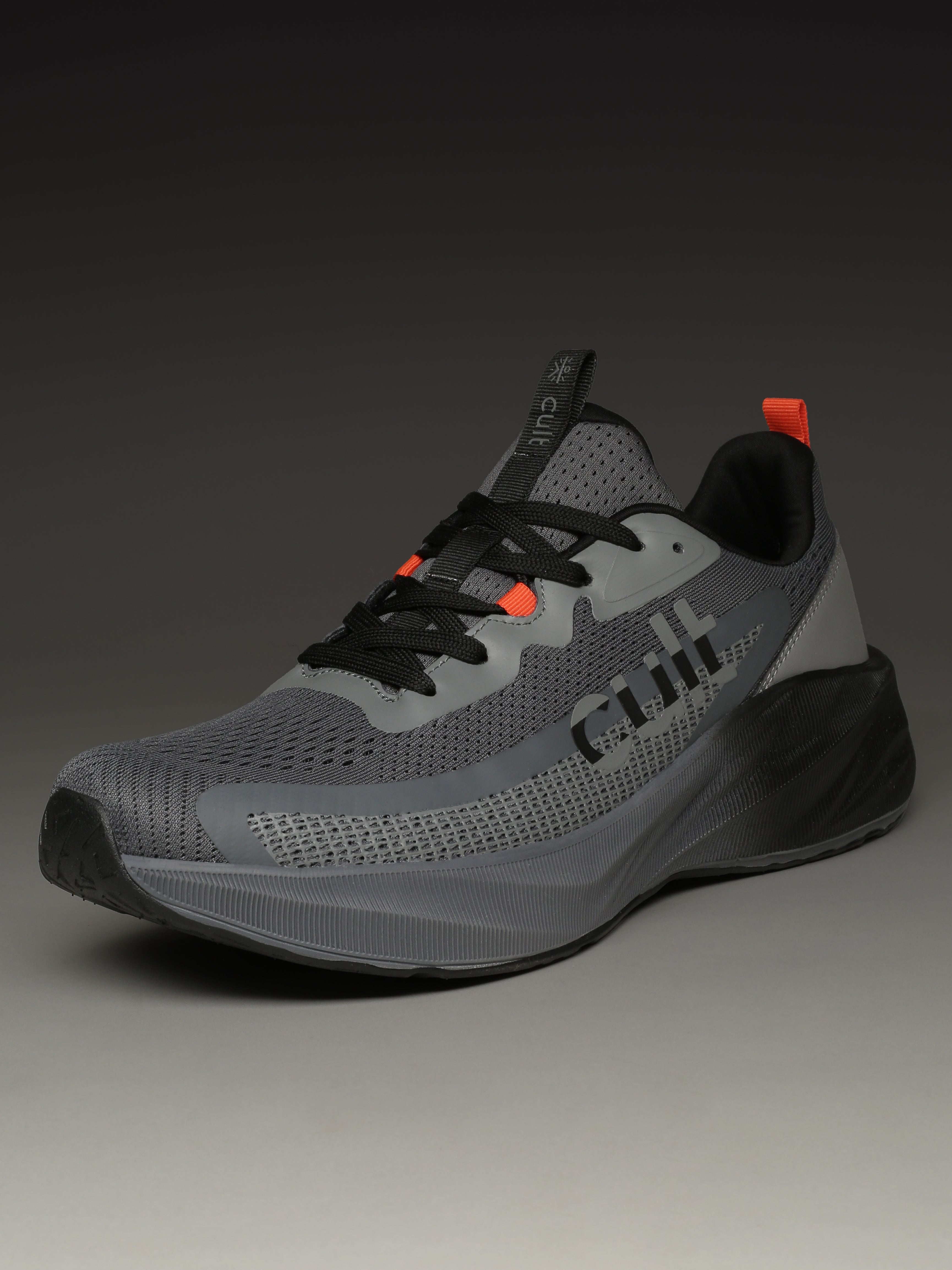 cult Men's Nexon Casual Shoes - Black/D.Grey