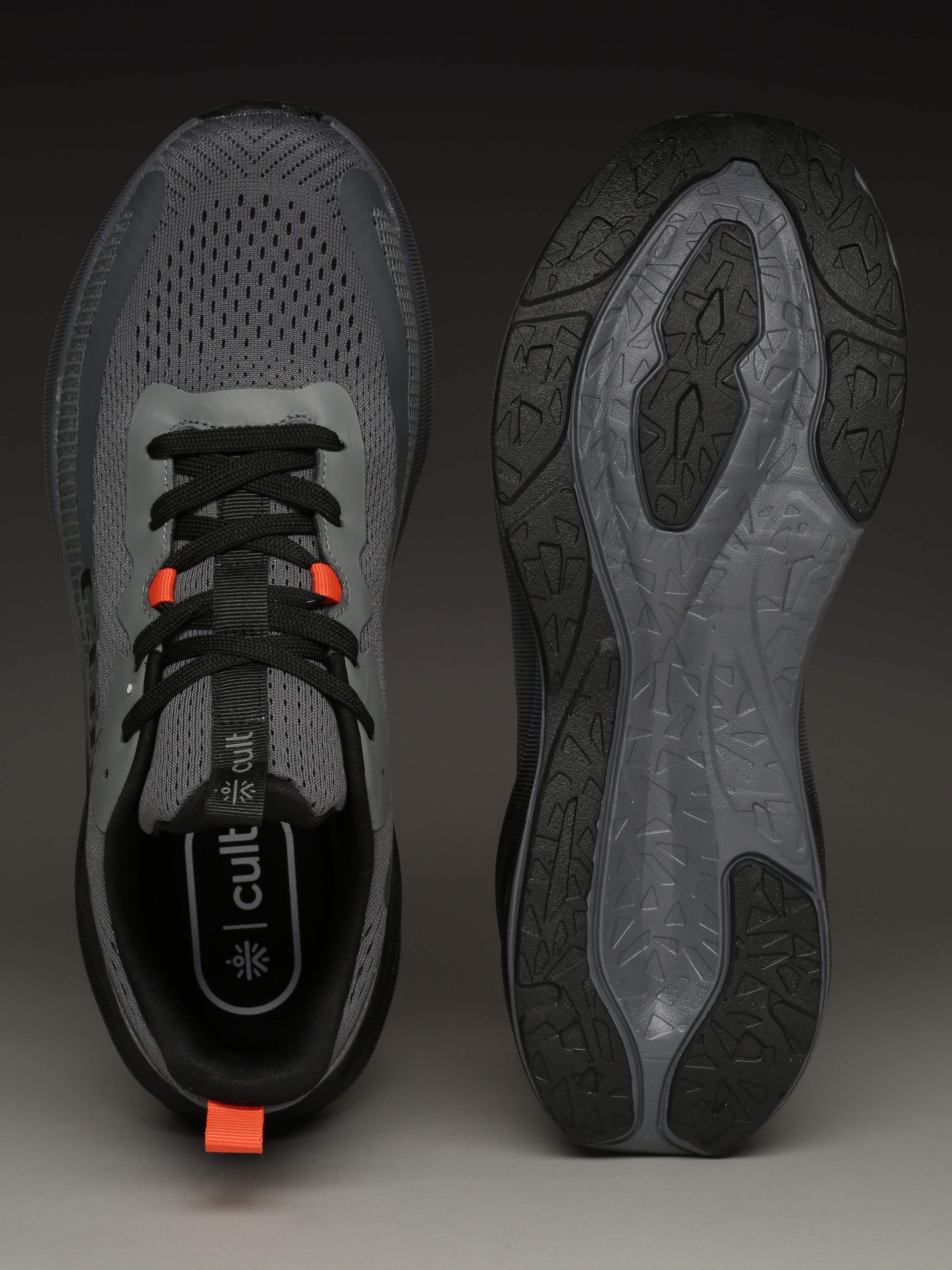 cult Men's Nexon Casual Shoes - Black/D.Grey