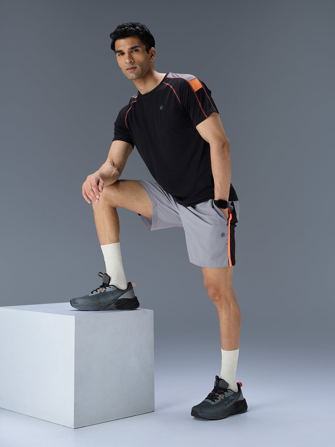 cult Men's Nexon Casual Shoes - Black/D.Grey