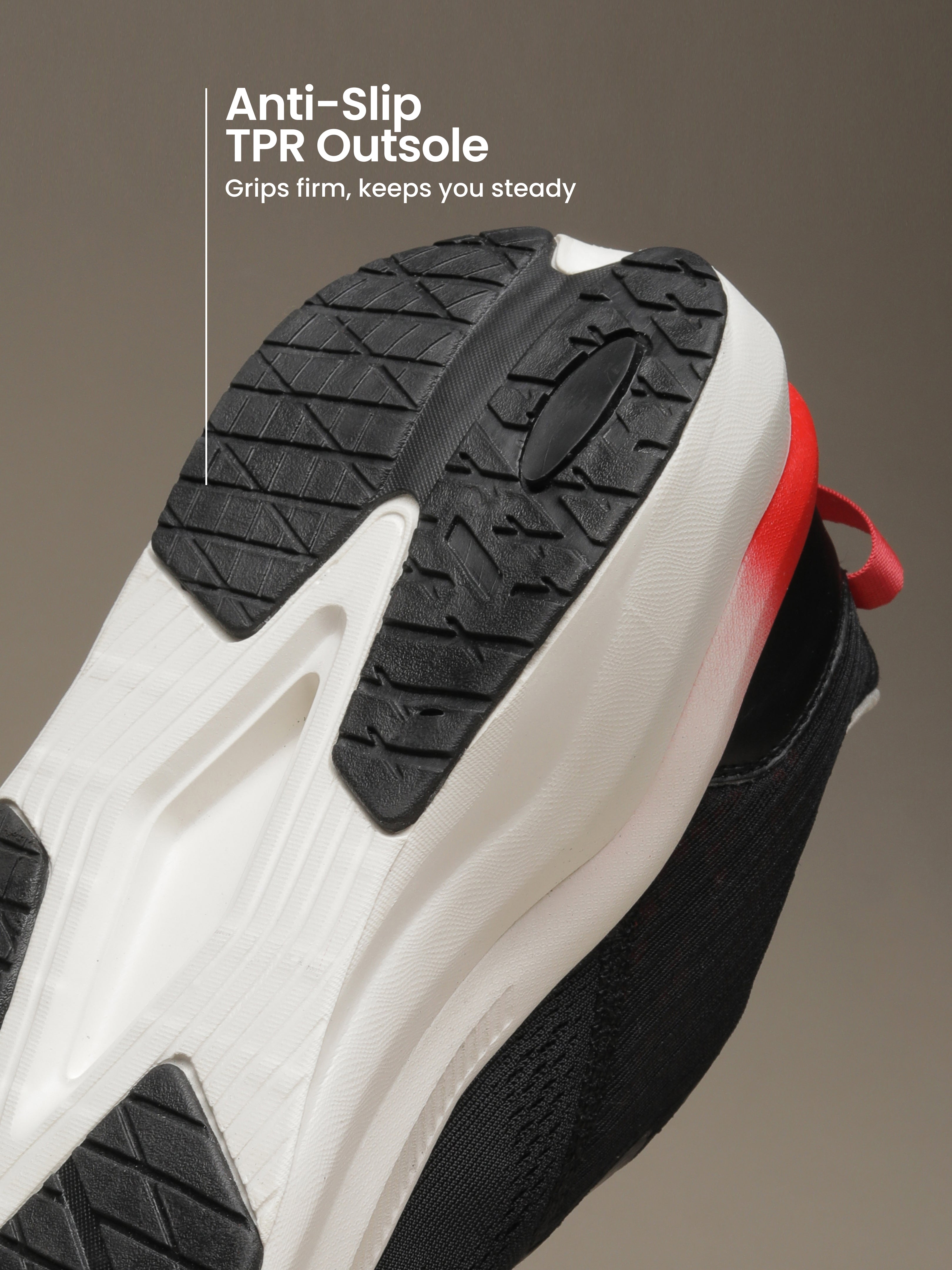 cult Men's Kairo Running Shoes - Black/Red