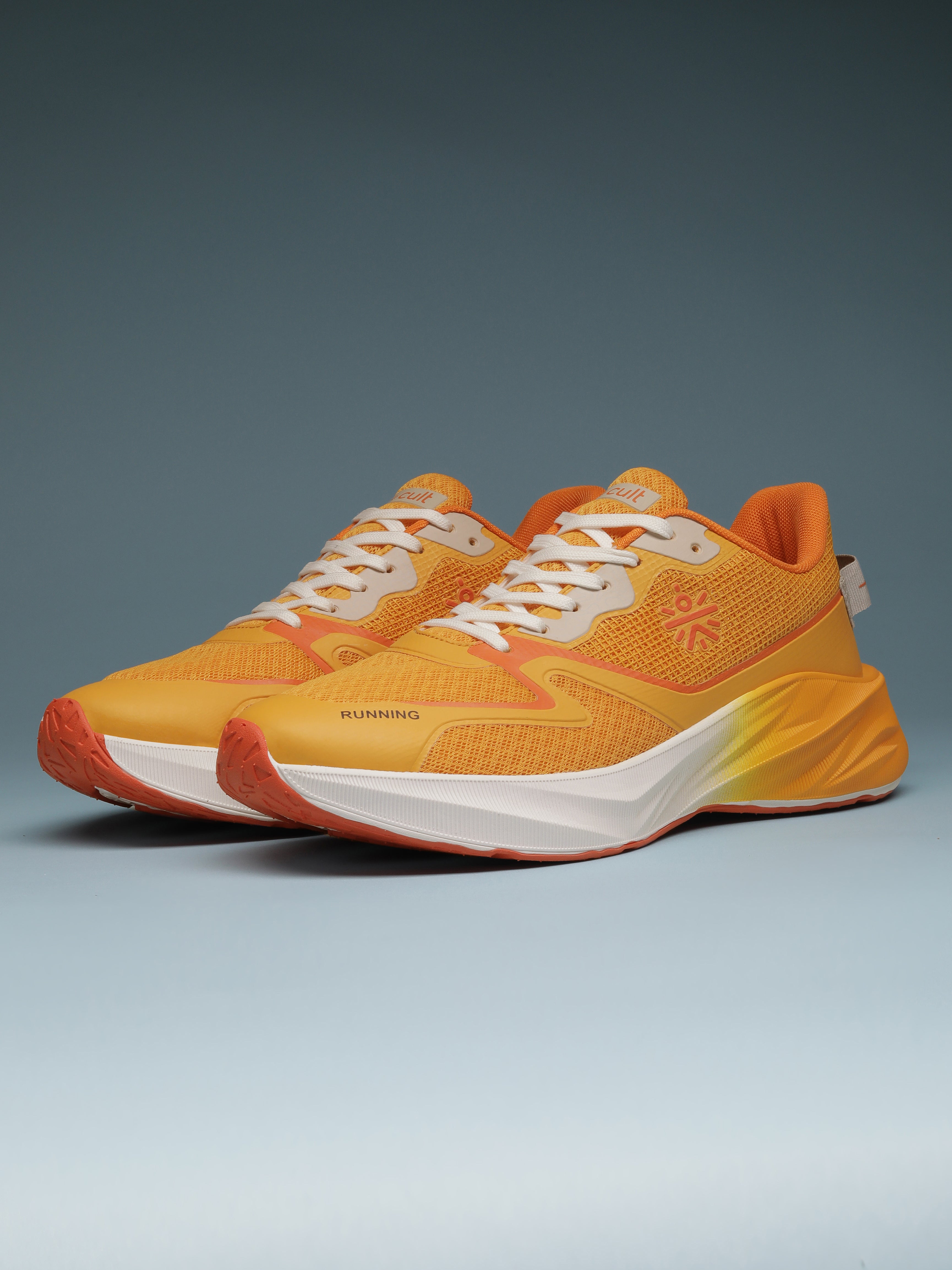 cult Men's Nitro Running Shoes - Orange/White