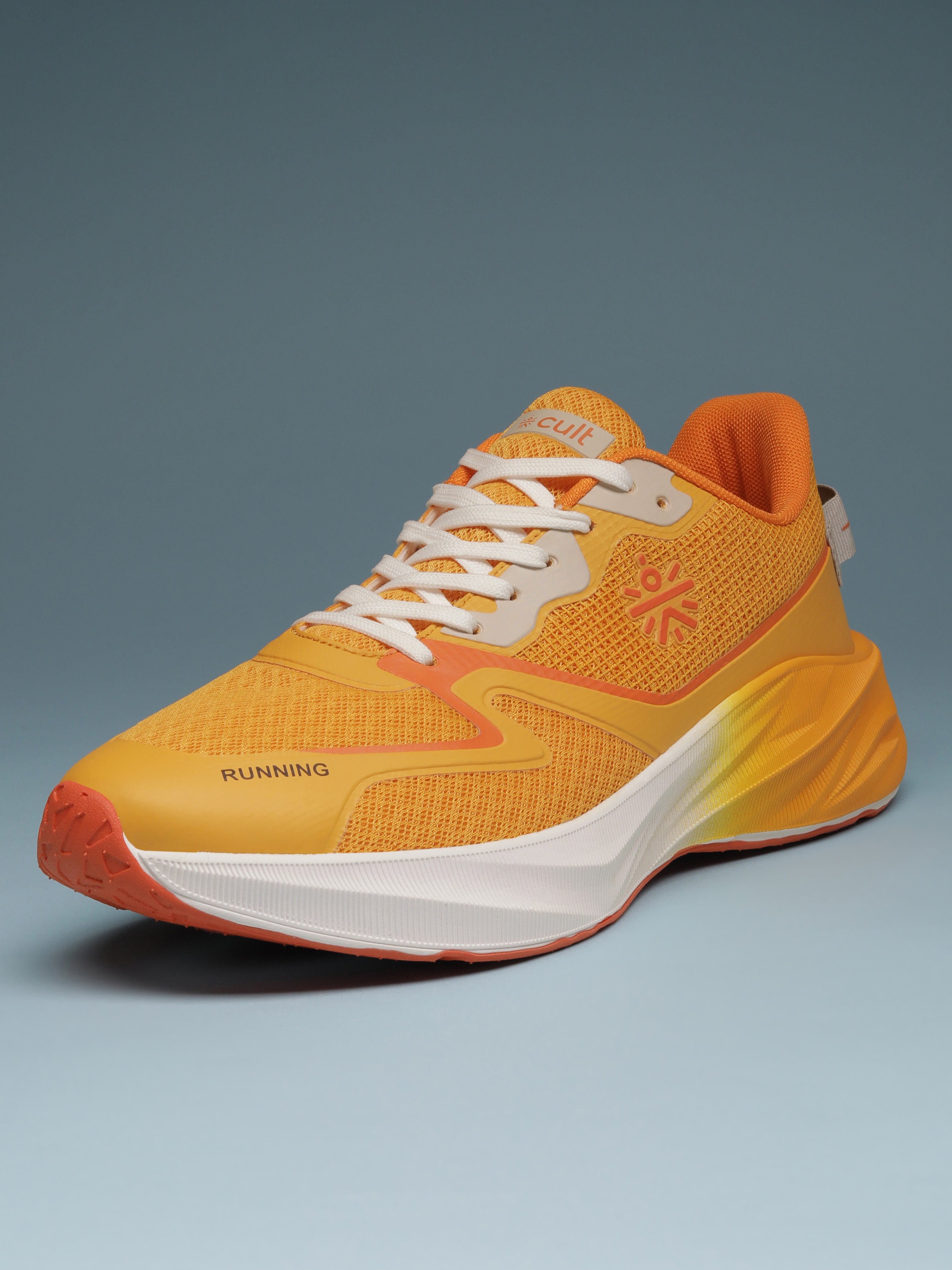 cult Men's Nitro Running Shoes - Orange/White