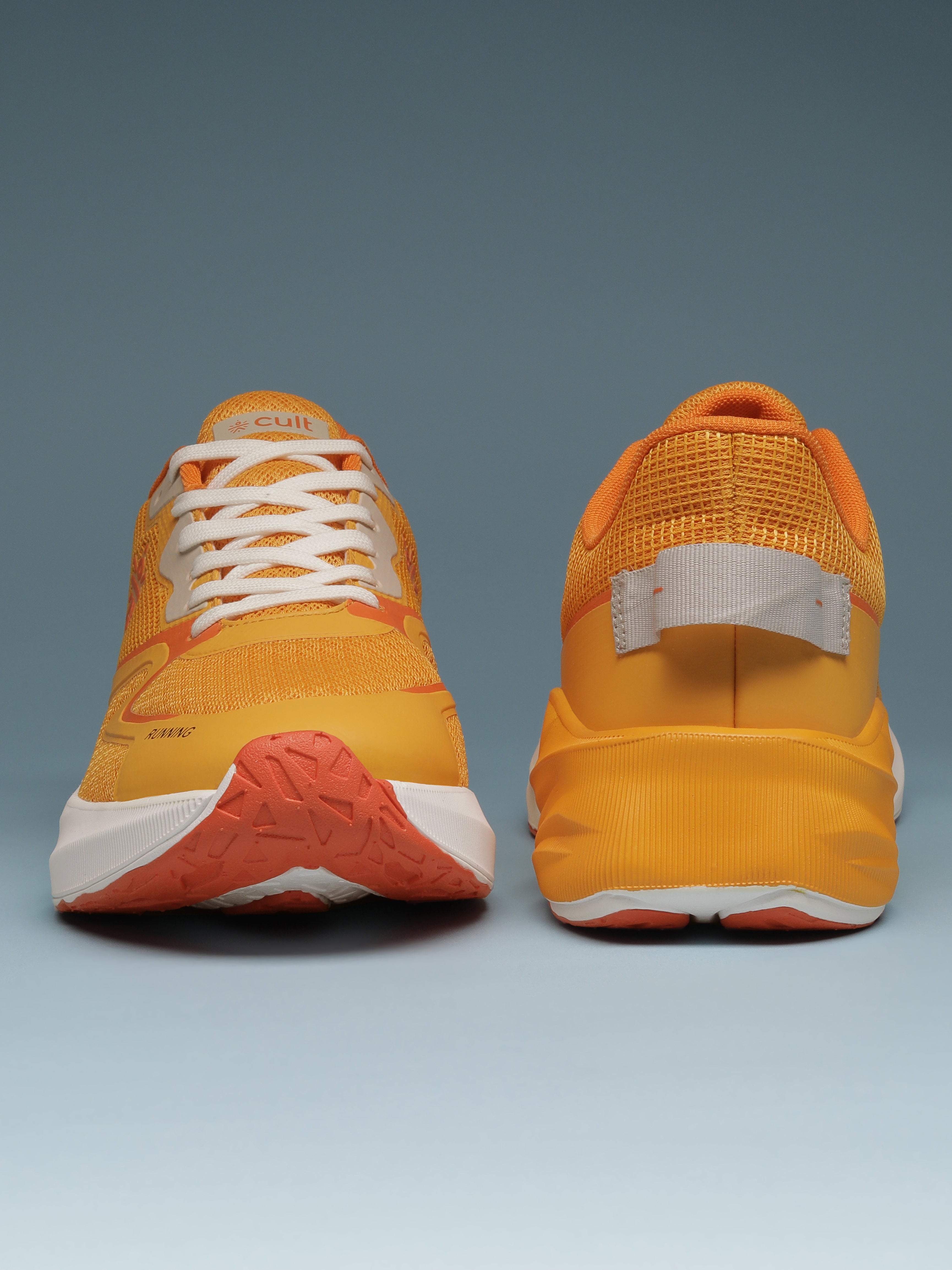 cult Men's Nitro Running Shoes - Orange/White