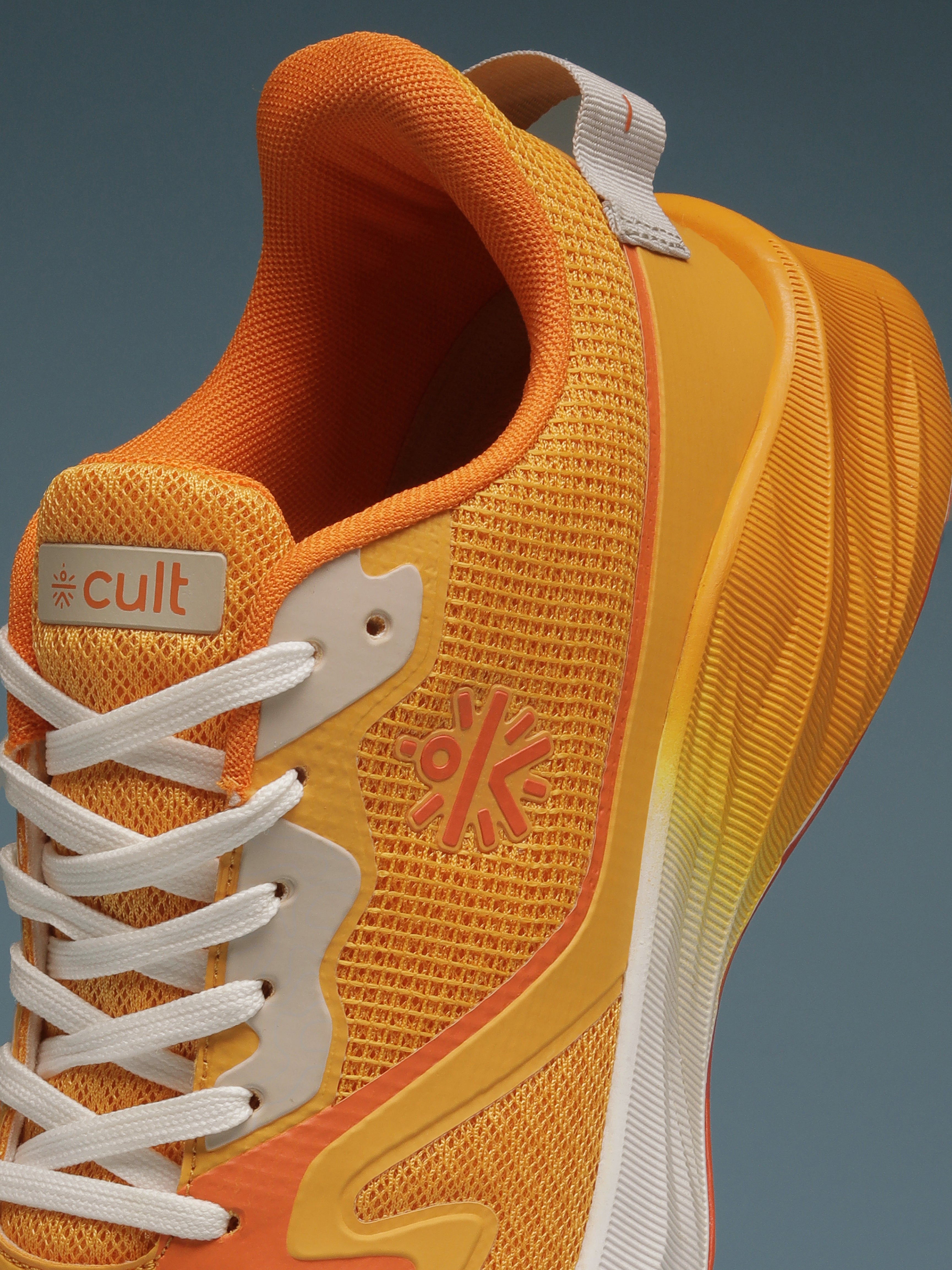 cult Men's Nitro Running Shoes - Orange/White