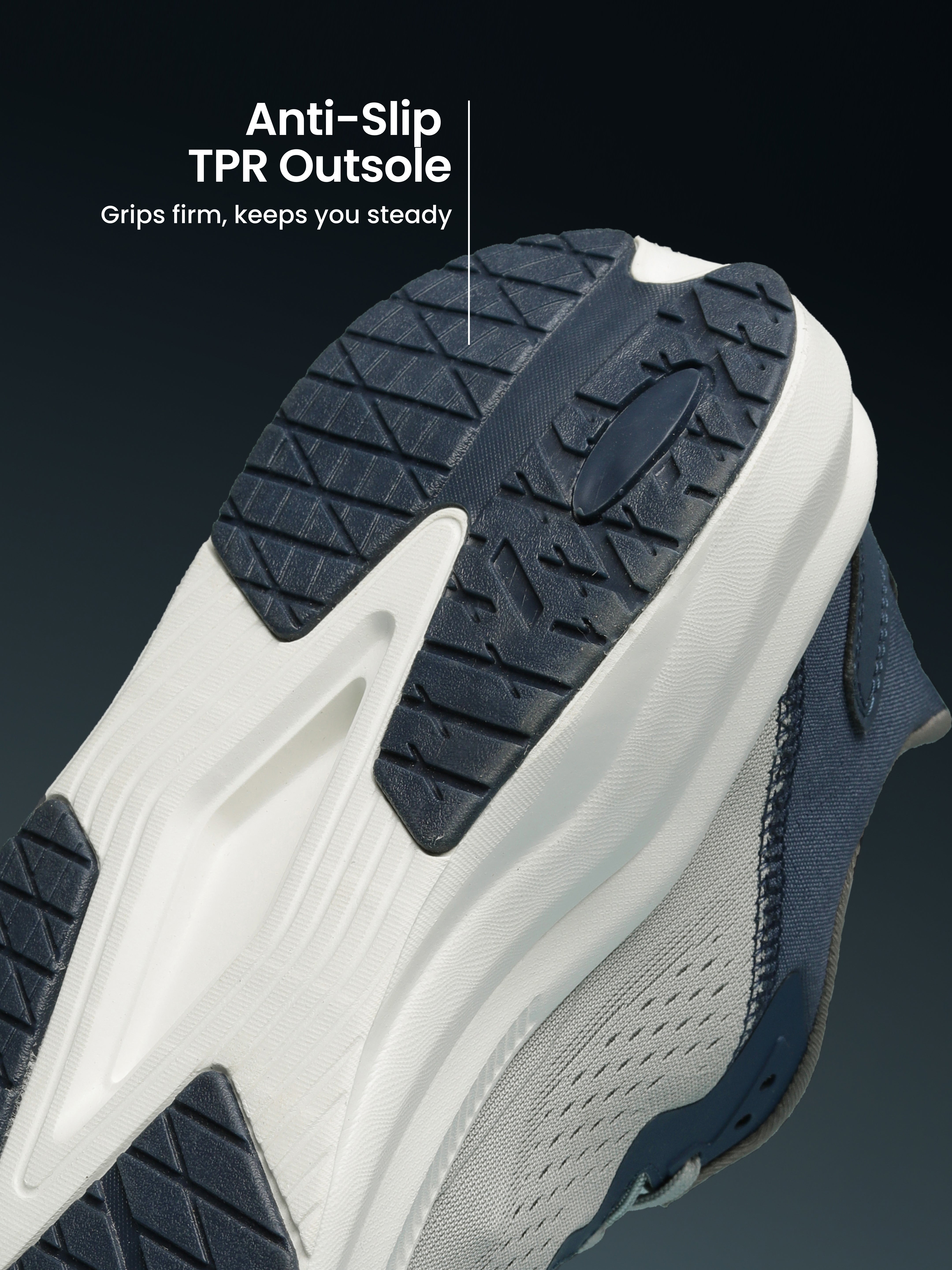 cult Men's Zeon Running Shoes - L.Grey/Teal