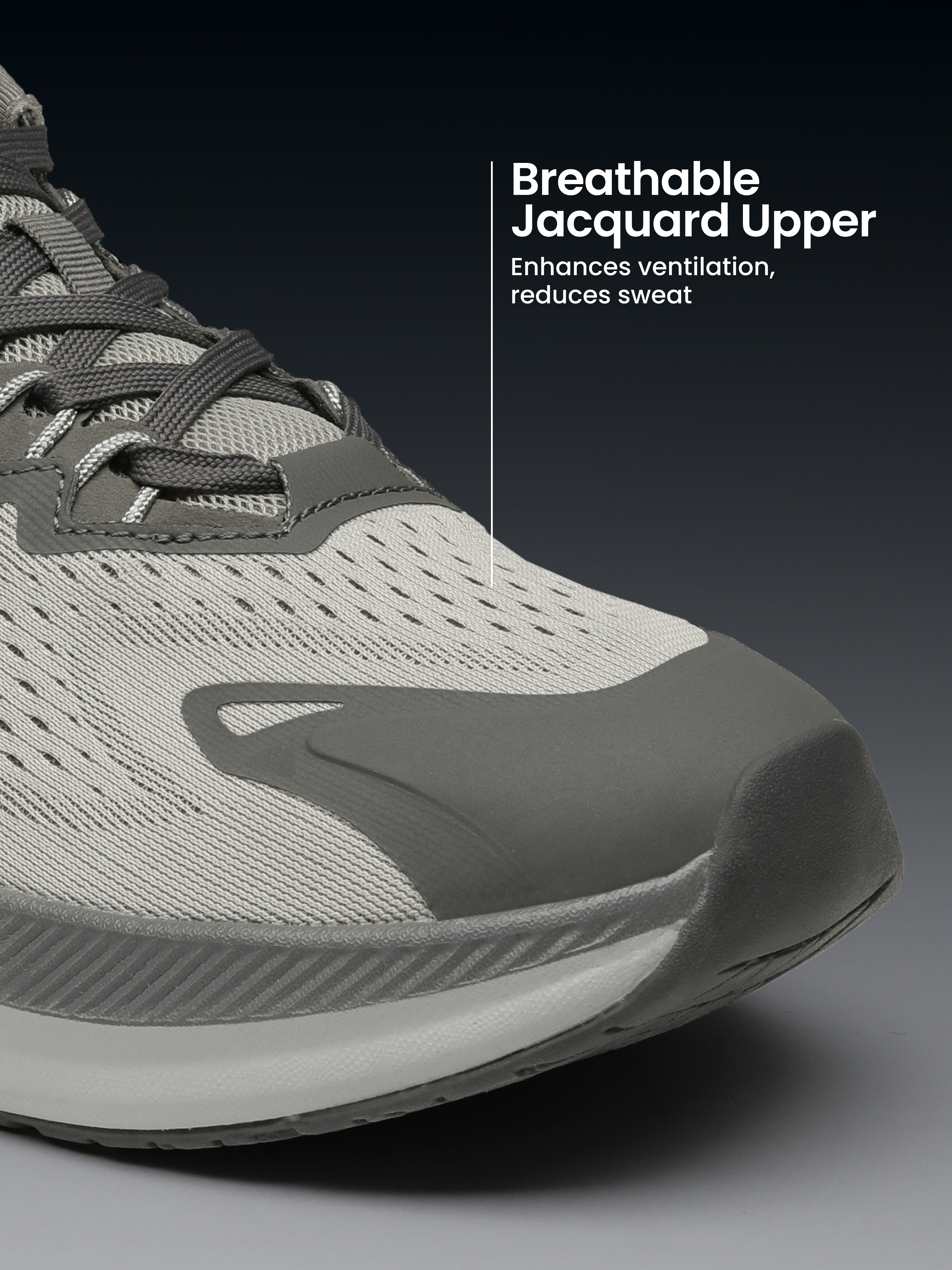 cult Men's Zeon Running Shoes - Grey