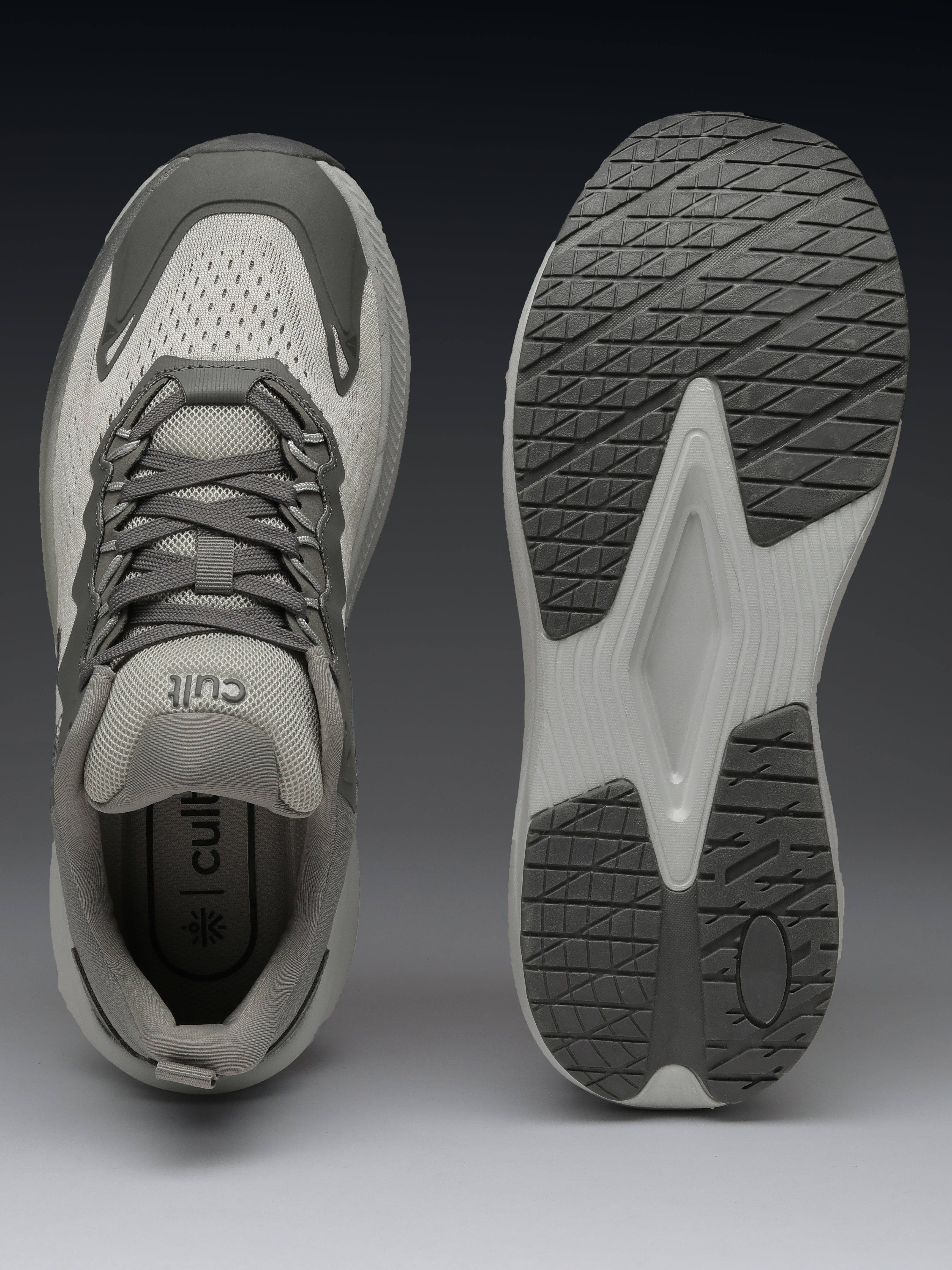 cult Men's Zeon Running Shoes - Grey