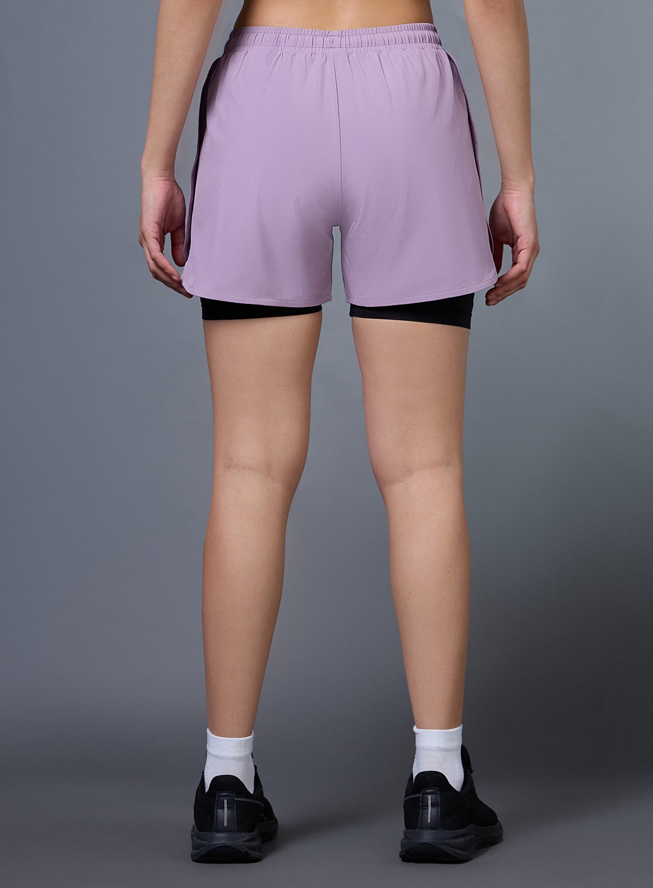Women's Lavender Pro Running Shorts