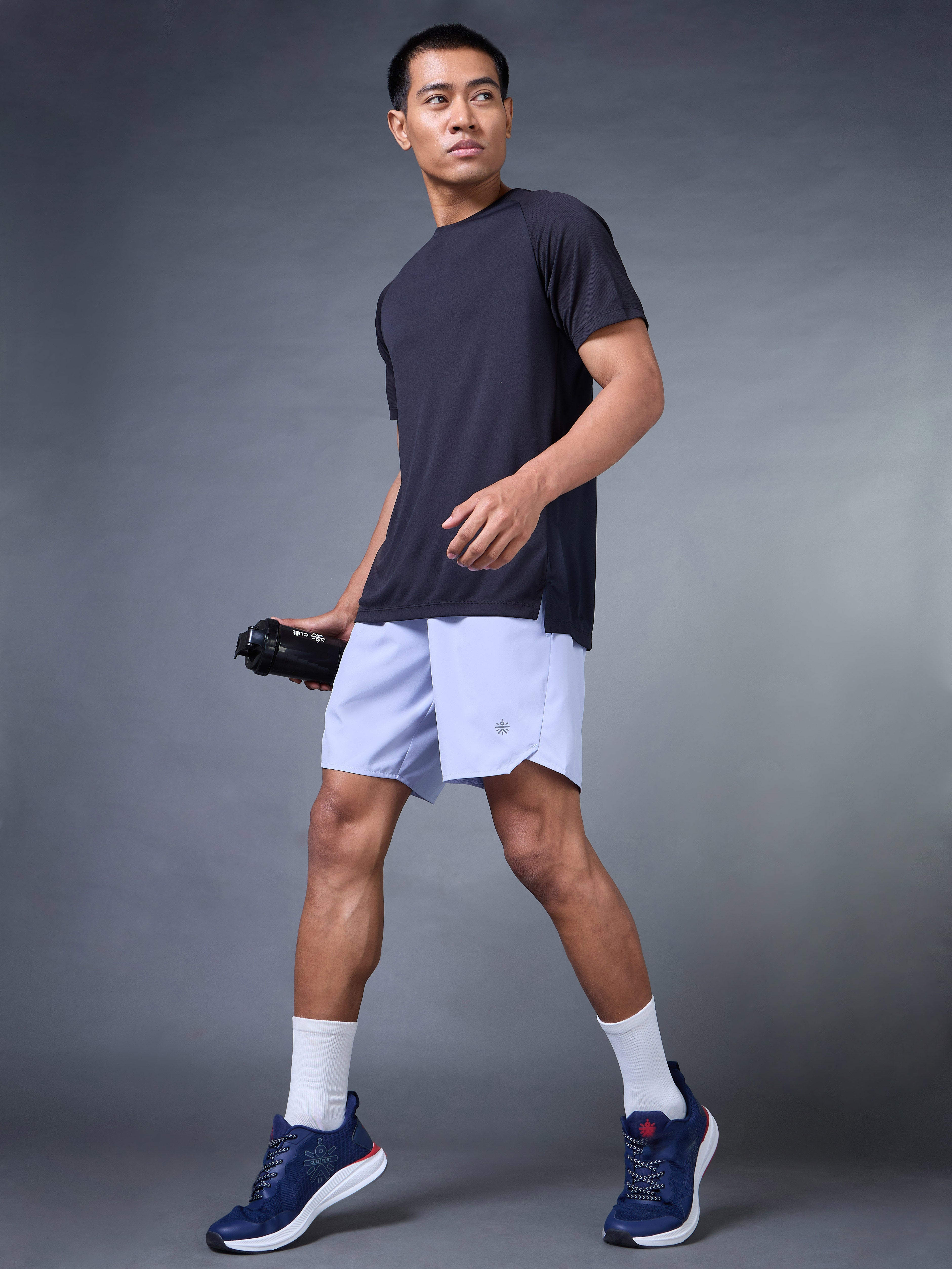 Men's Blue Iconic Running Shorts