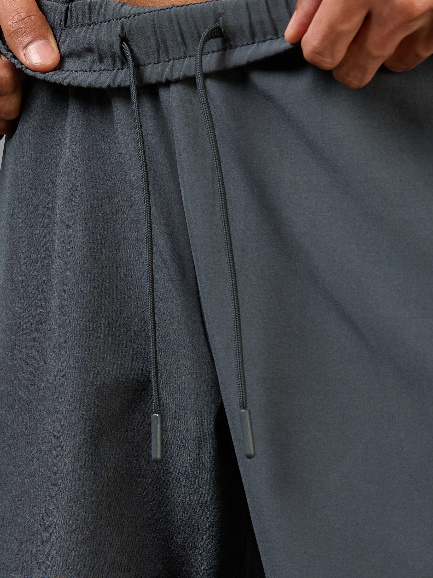 Men's Grey Iconic Running Shorts