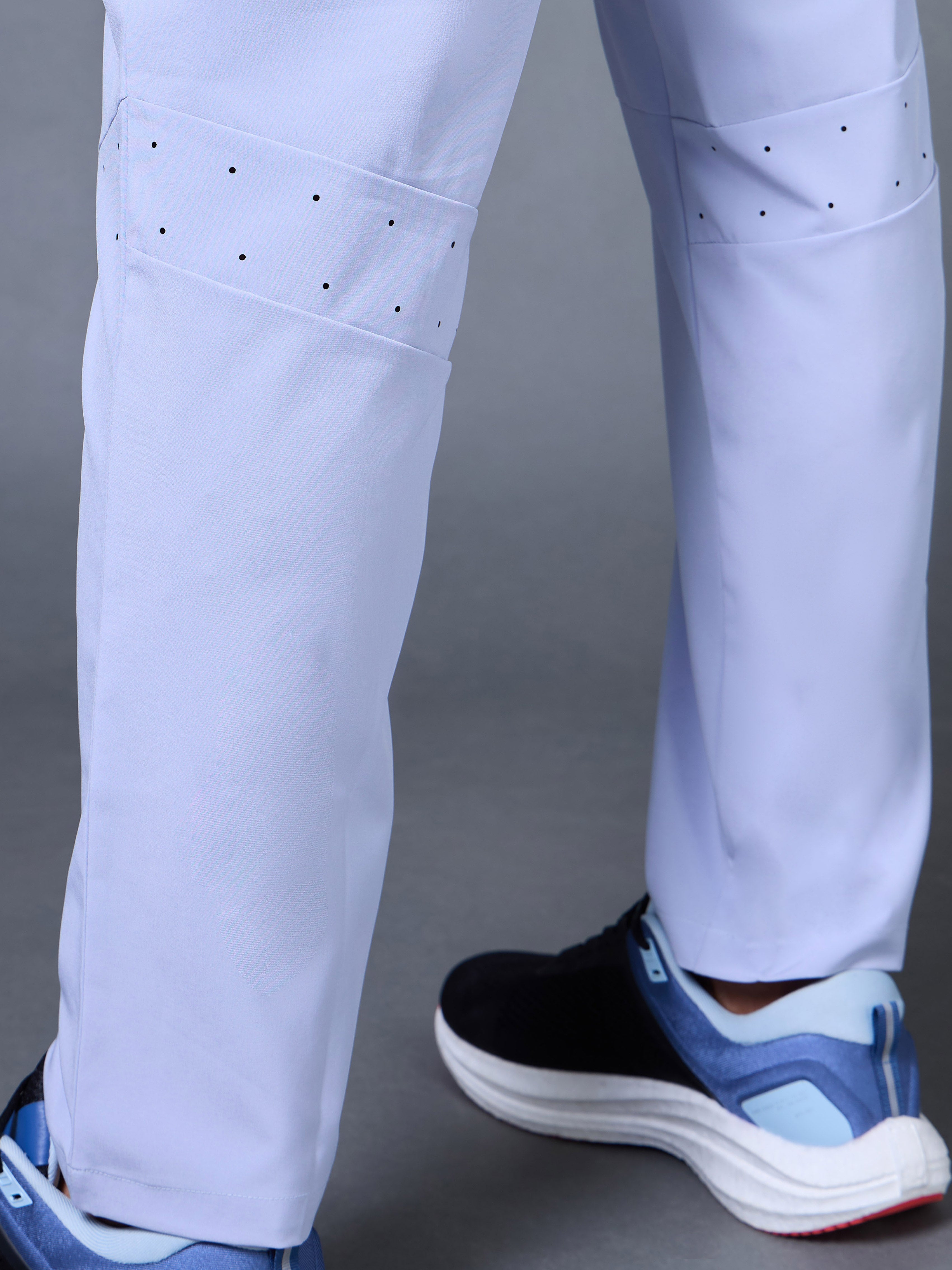 Men's Blue High Flex Training Performance Trackpants