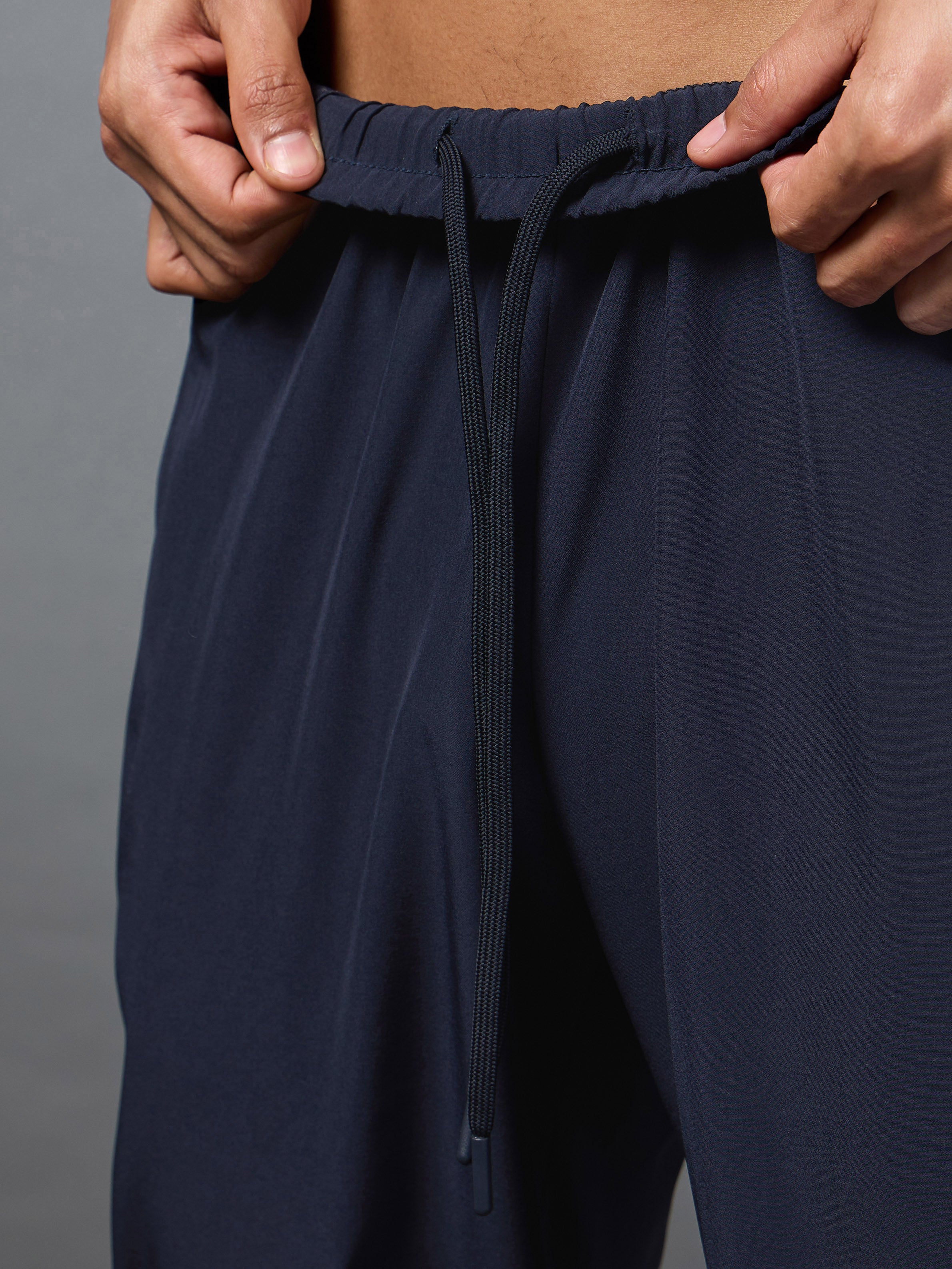 Men's Run Booster Navy Trackpants
