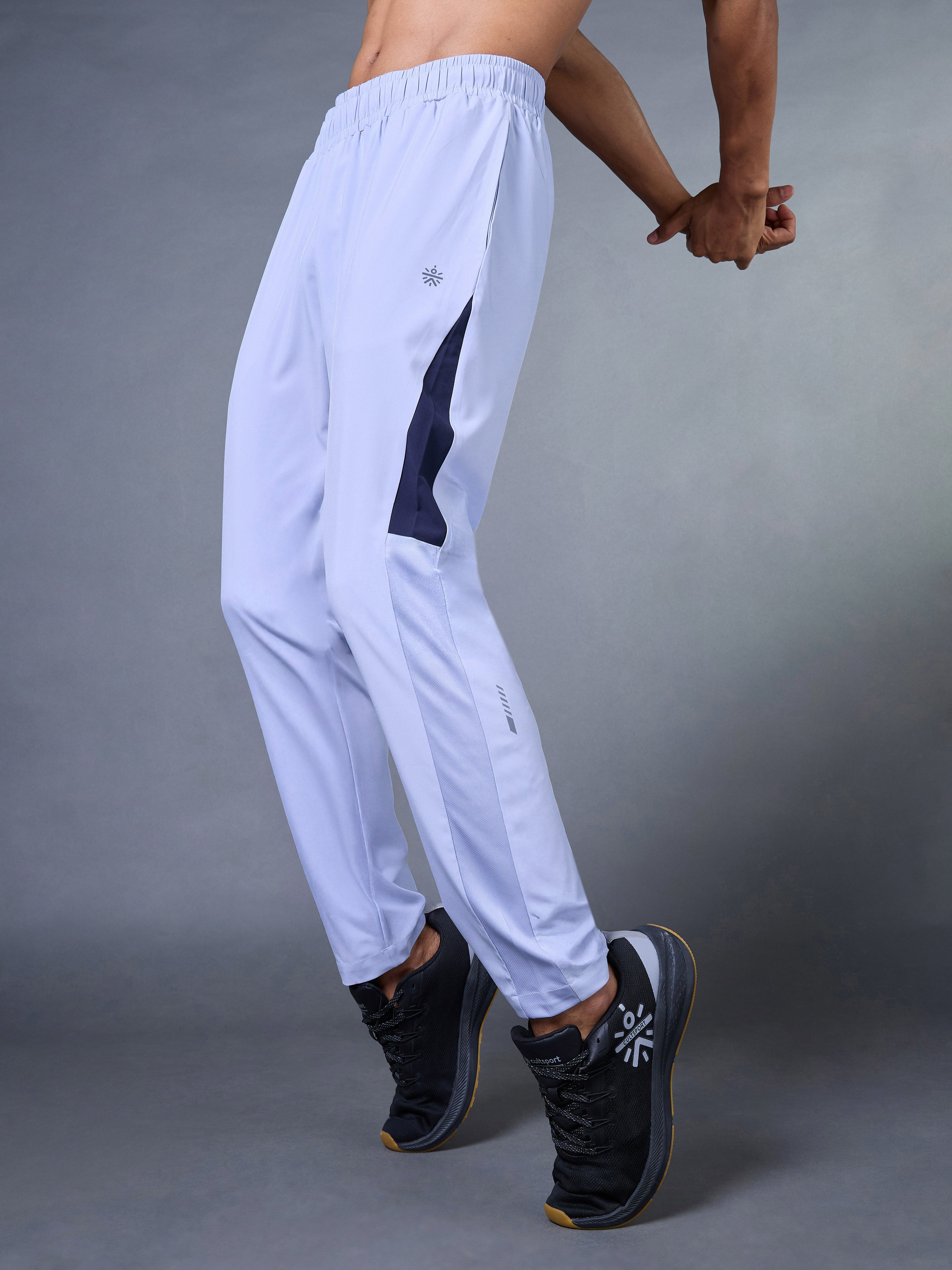 Men's Run Booster Blue Trackpants