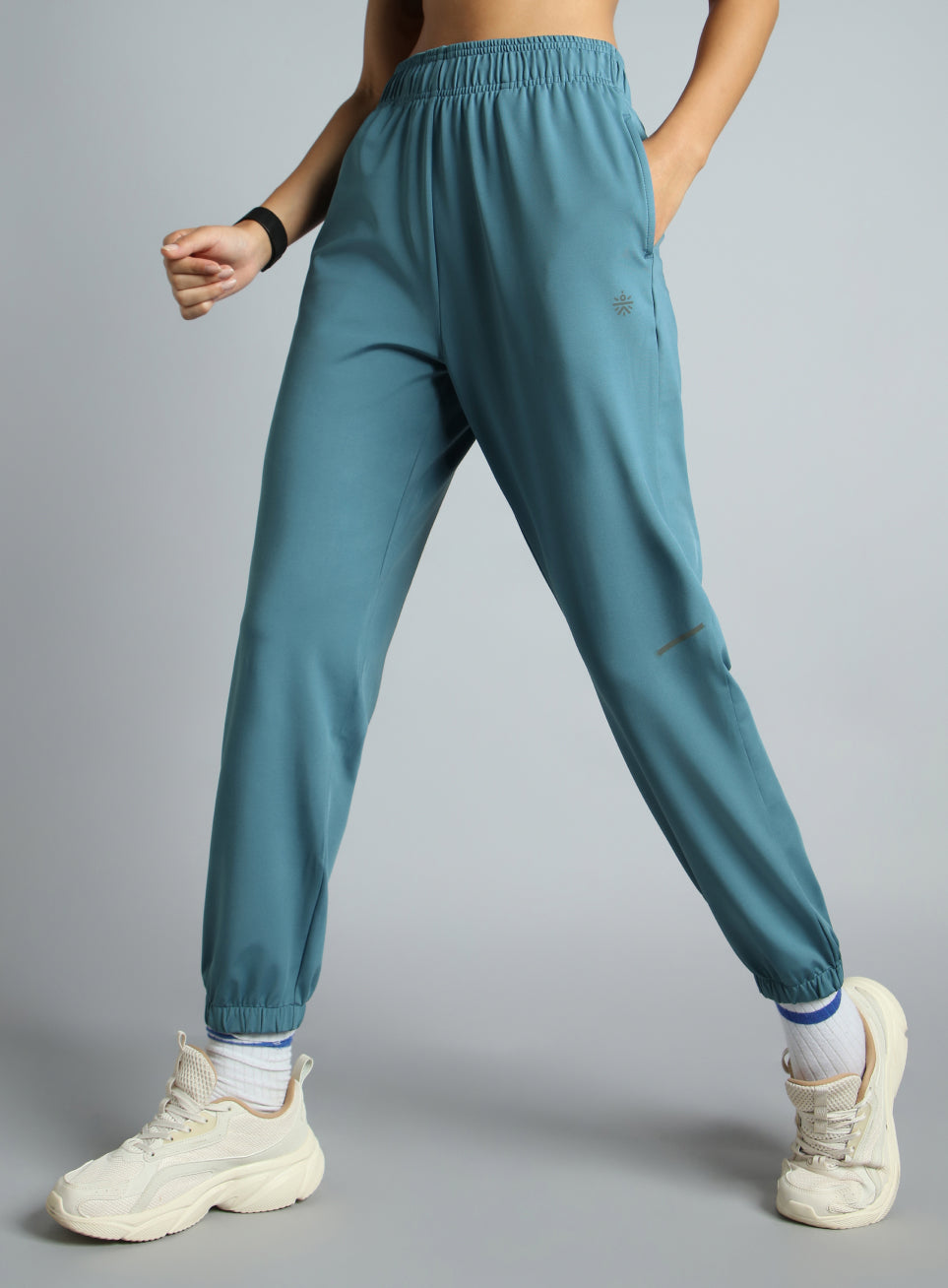 Women's Blue Iconic Running Joggers