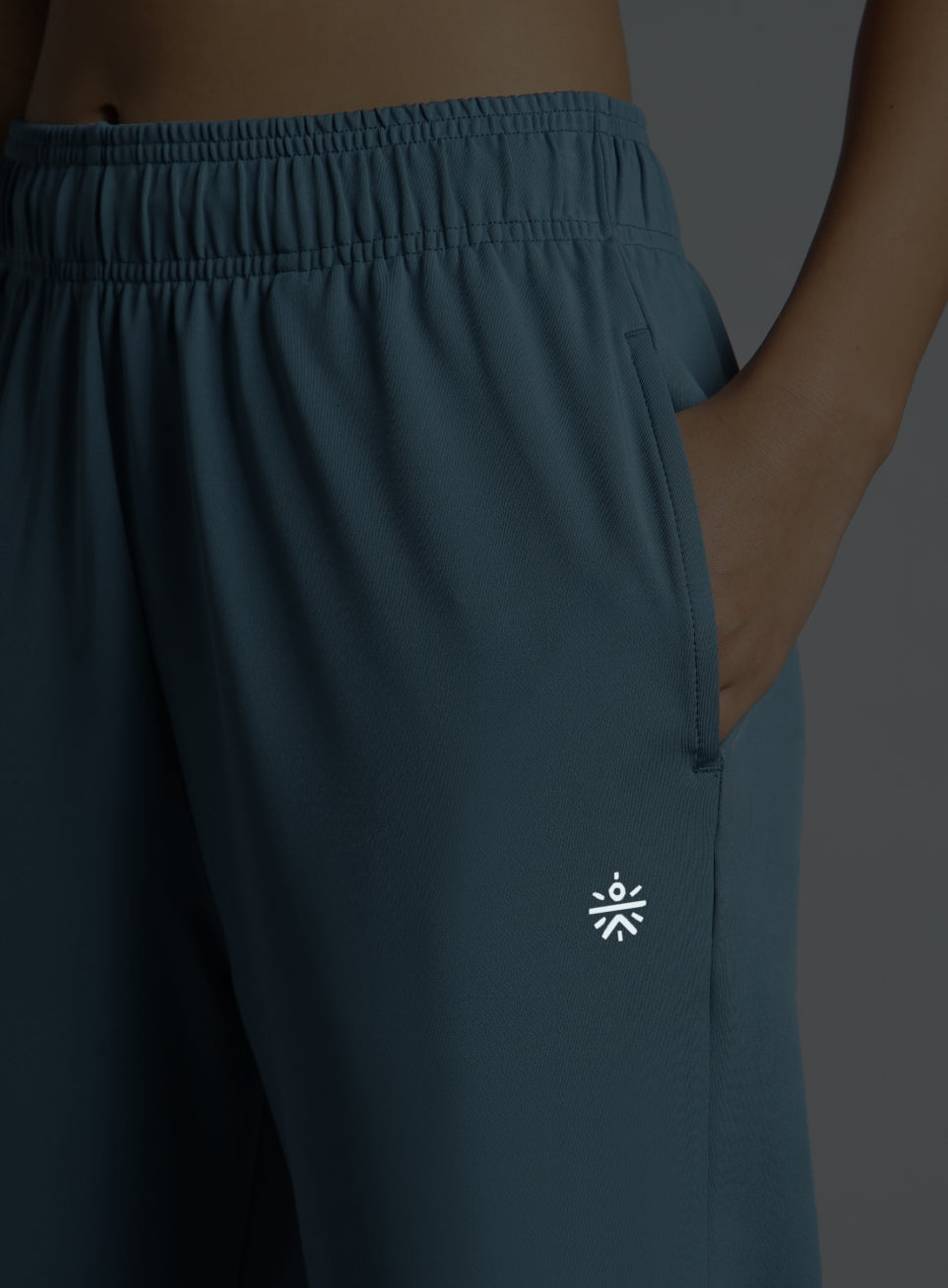 Women's Blue Iconic Running Joggers