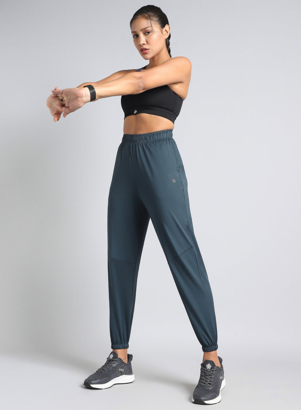 Women's Deep Teal Running Essential Joggers