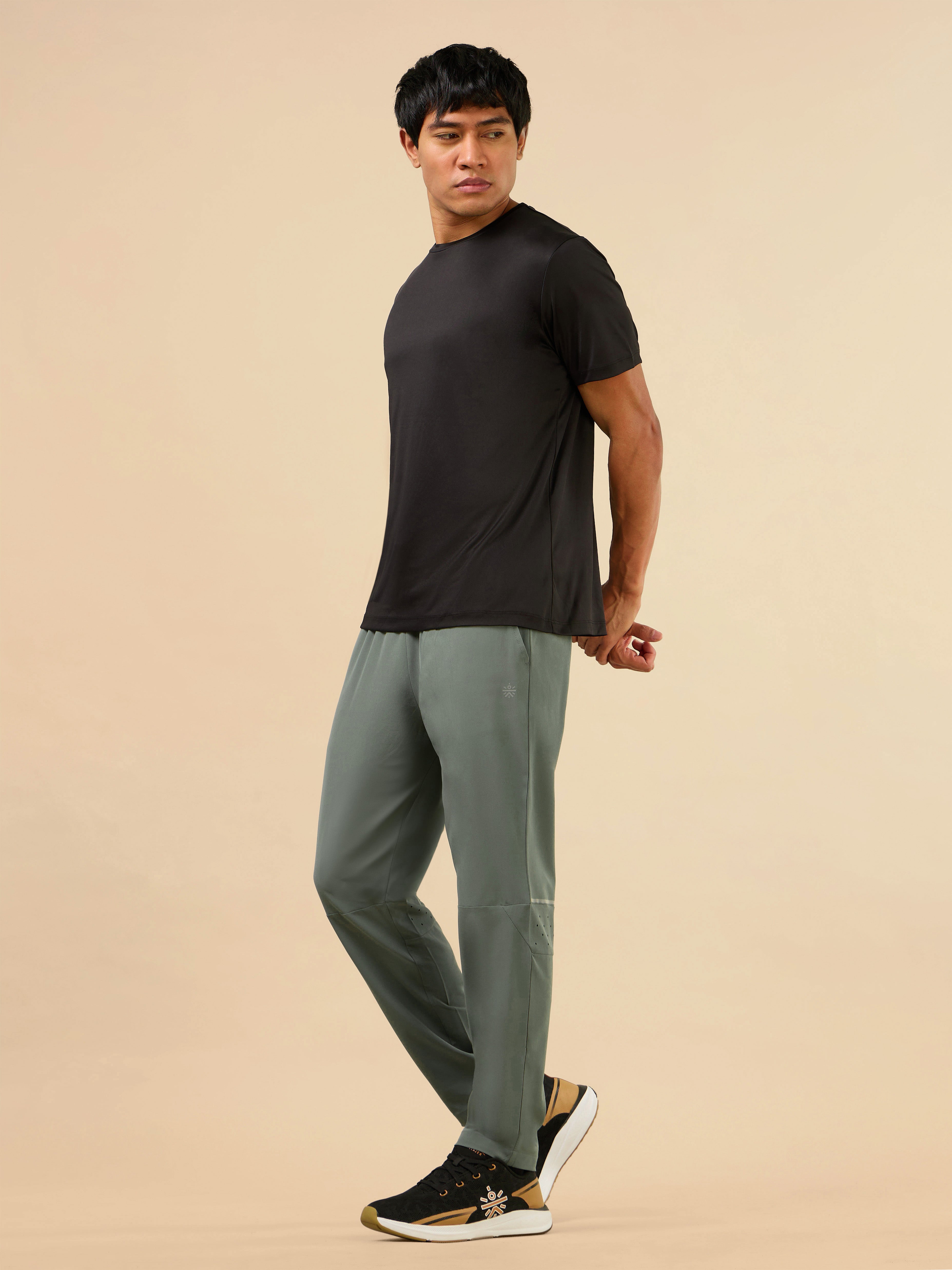 Men's Olive Train Out Premium Trackpants