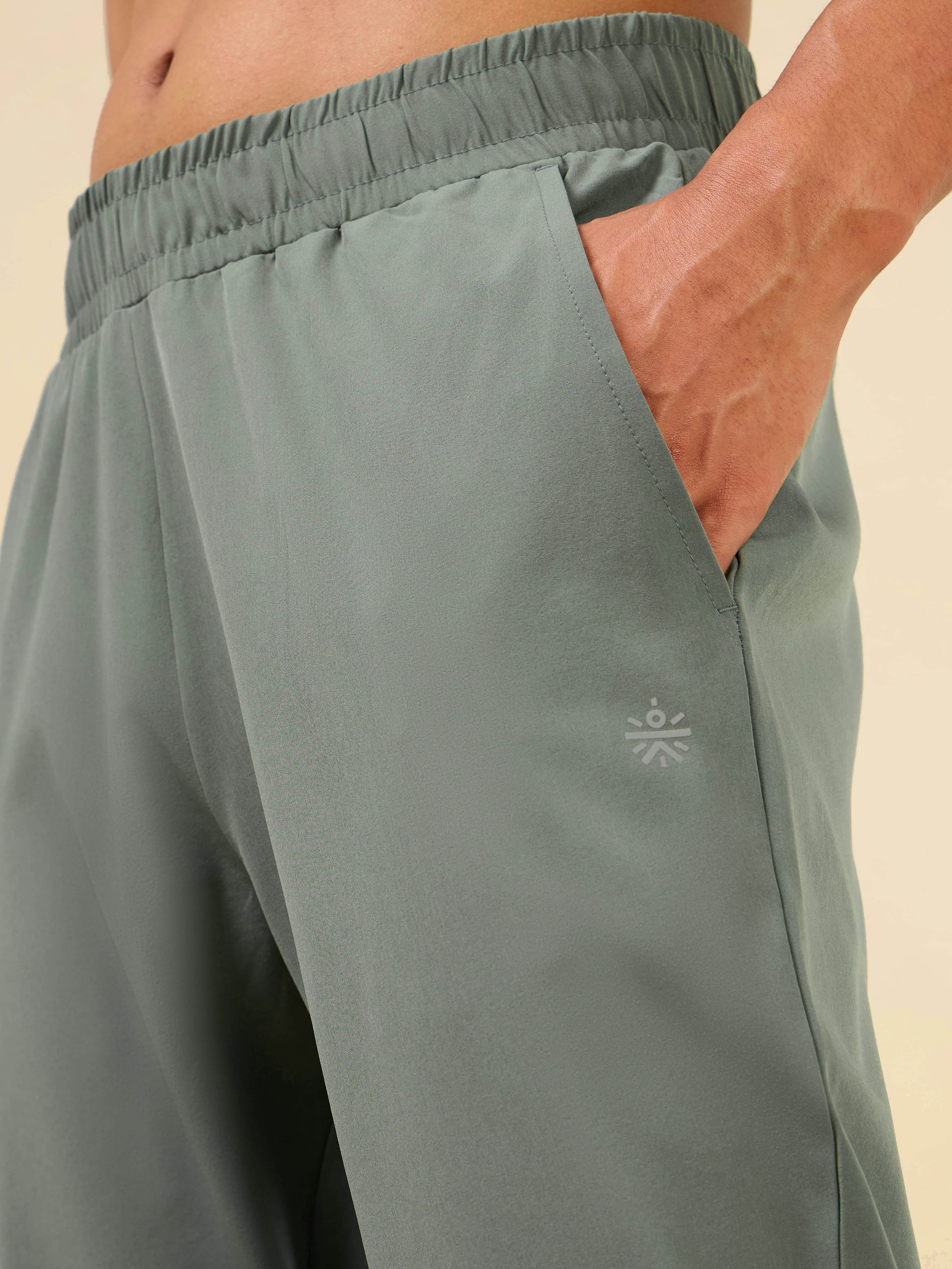 Men's Olive Train Out Premium Trackpants