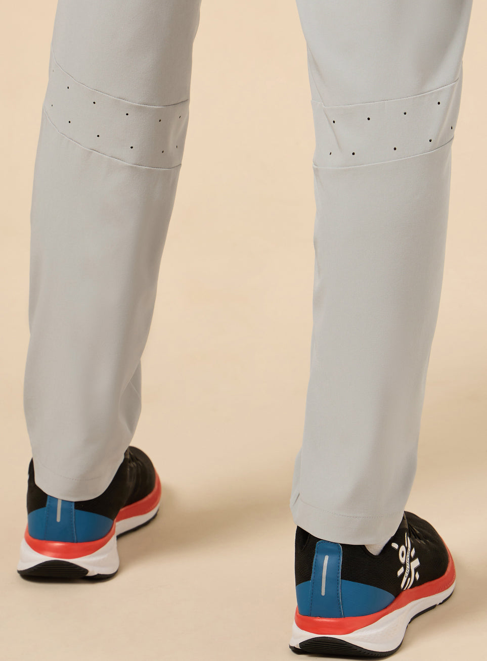 Men's Grey High Flex Training Performance Pants