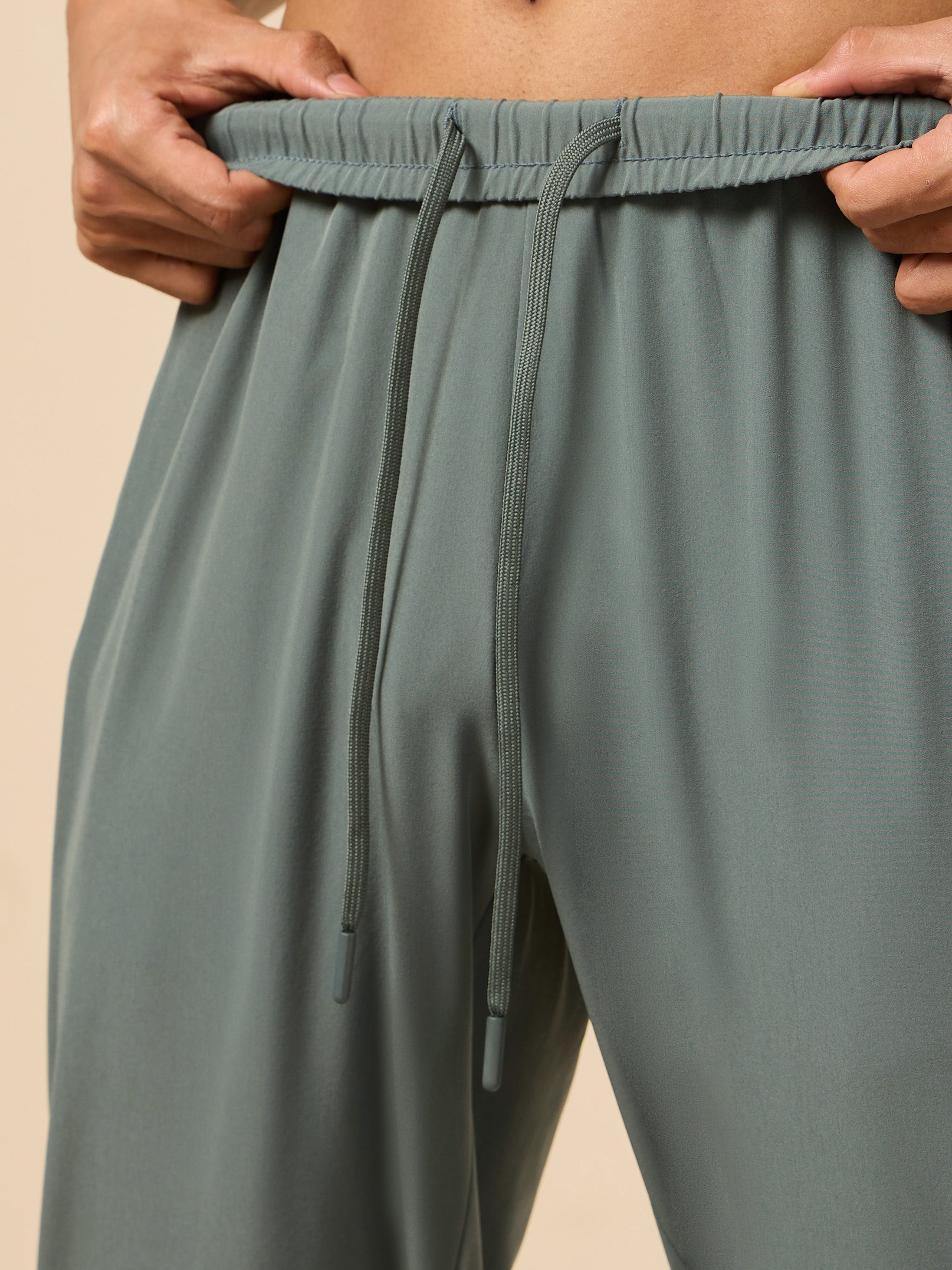 Men's Olive High Flex Training Performance Pants