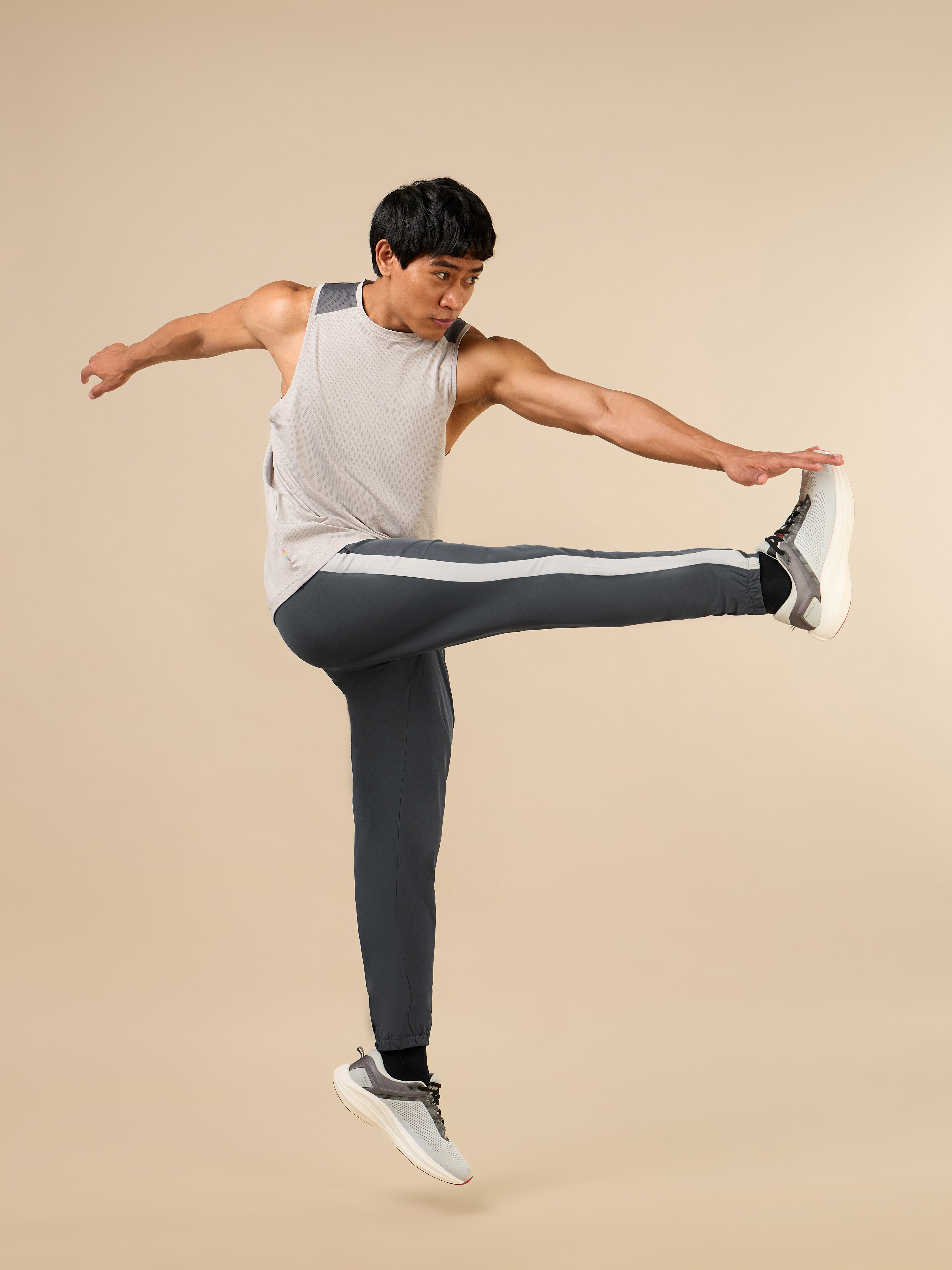 Men's Dark Grey Workout Joggers