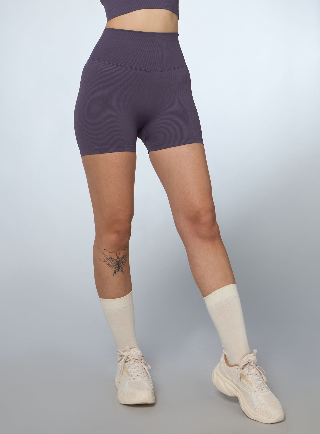 Women's Purple Momentum Seamless Shorts