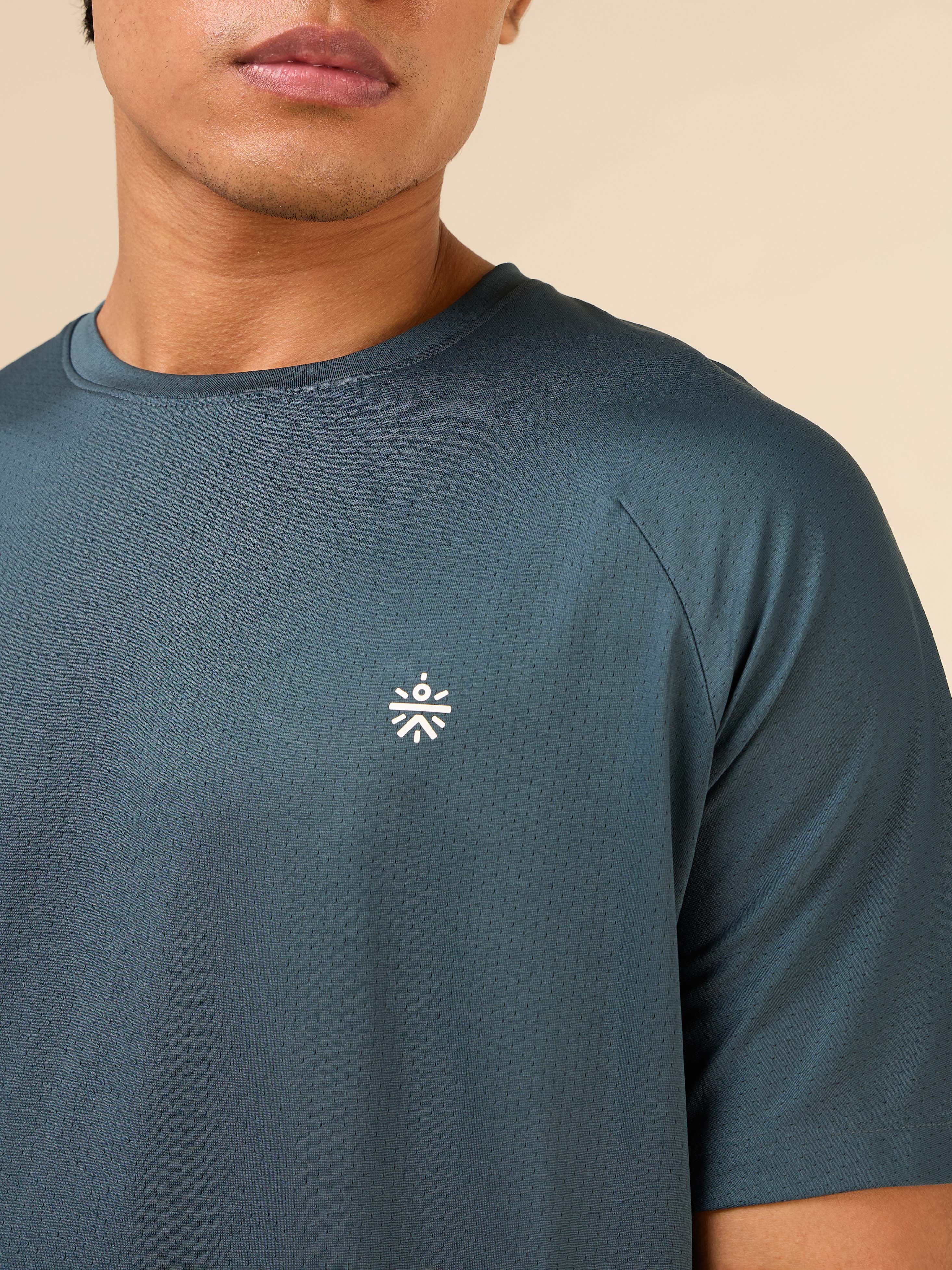 Men's Teal Functional Training T-shirt