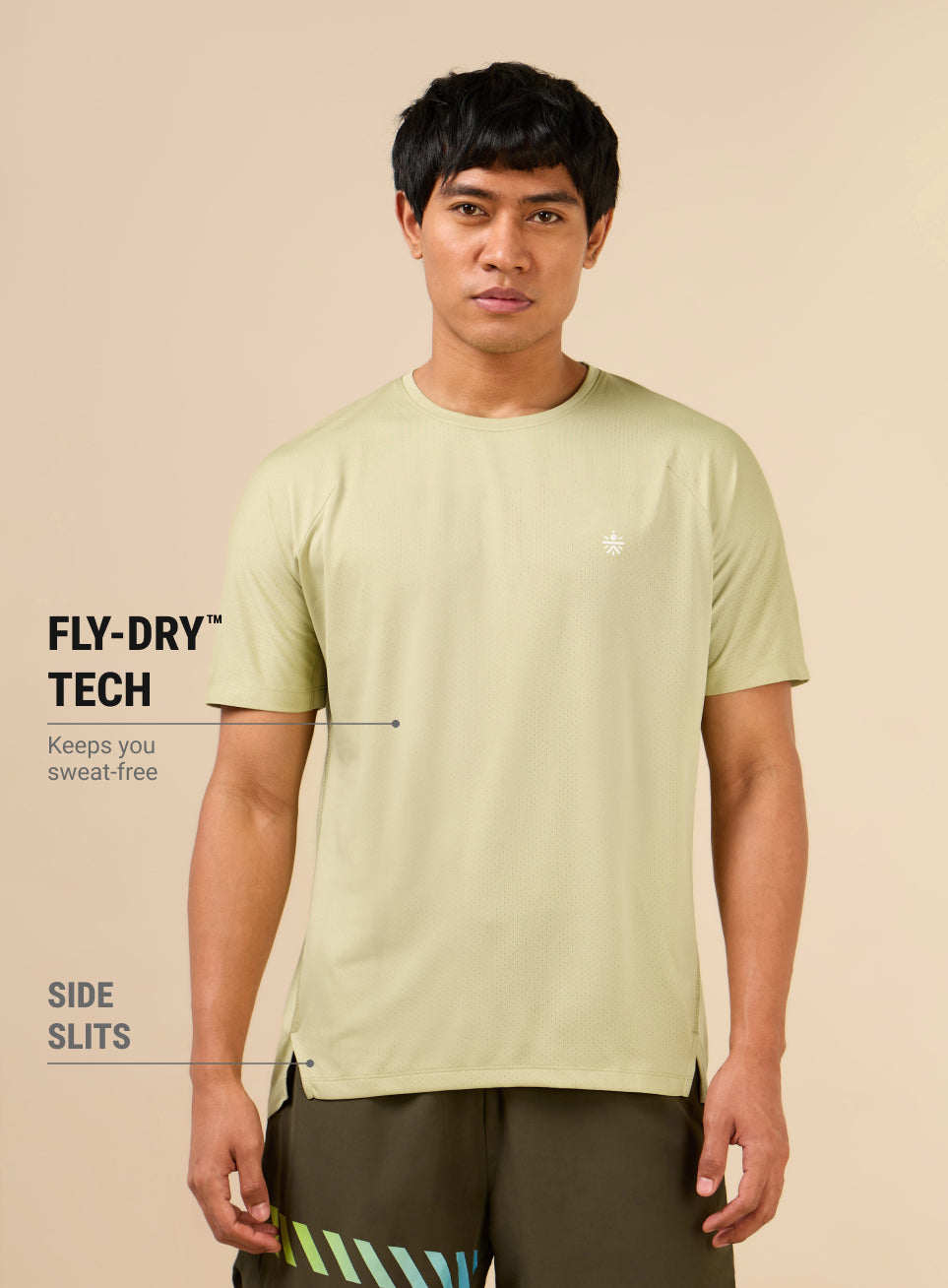 Men's Green Functional Training T-shirt