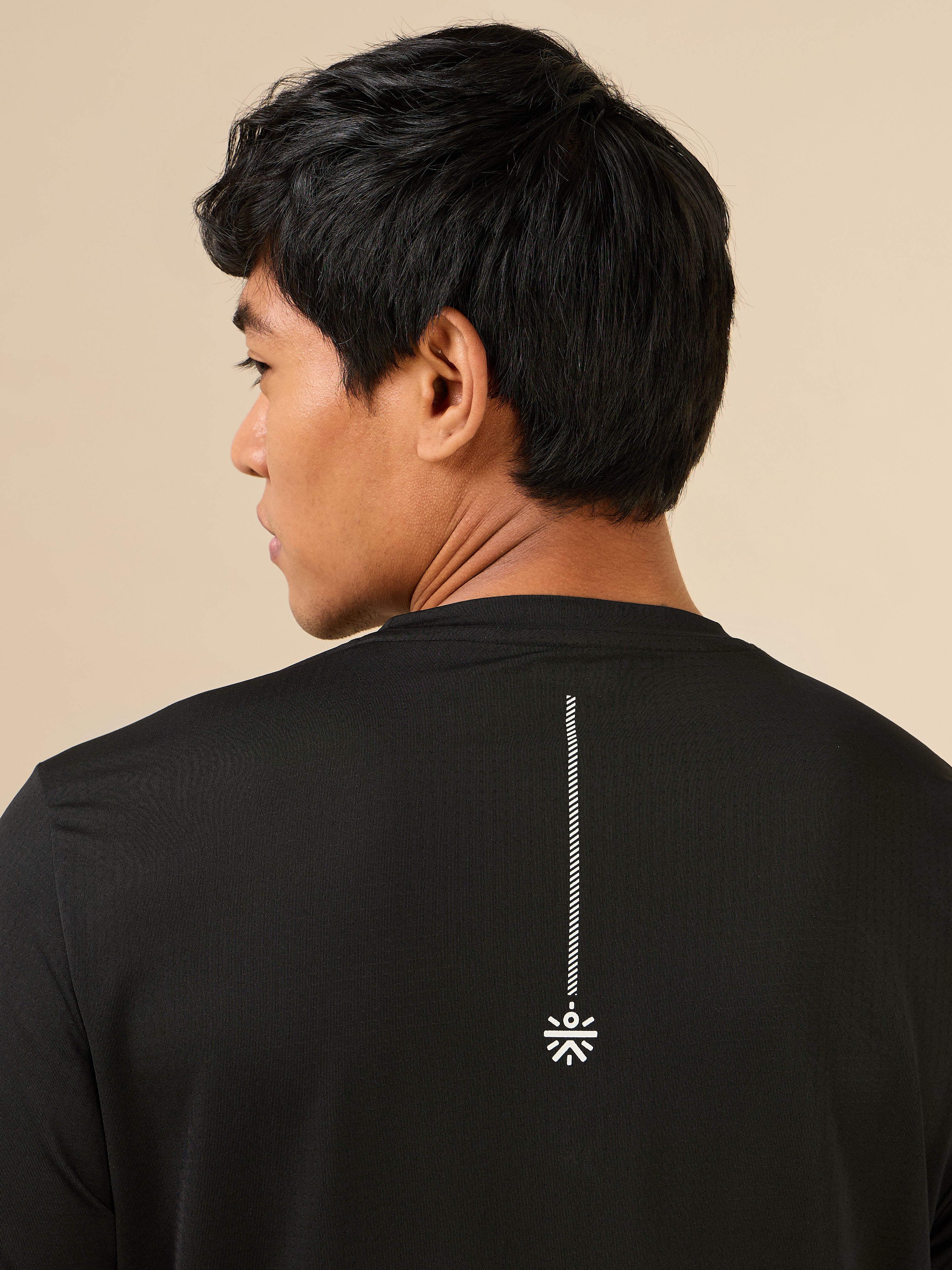 Men's Black Fit Grip Training T-shirt