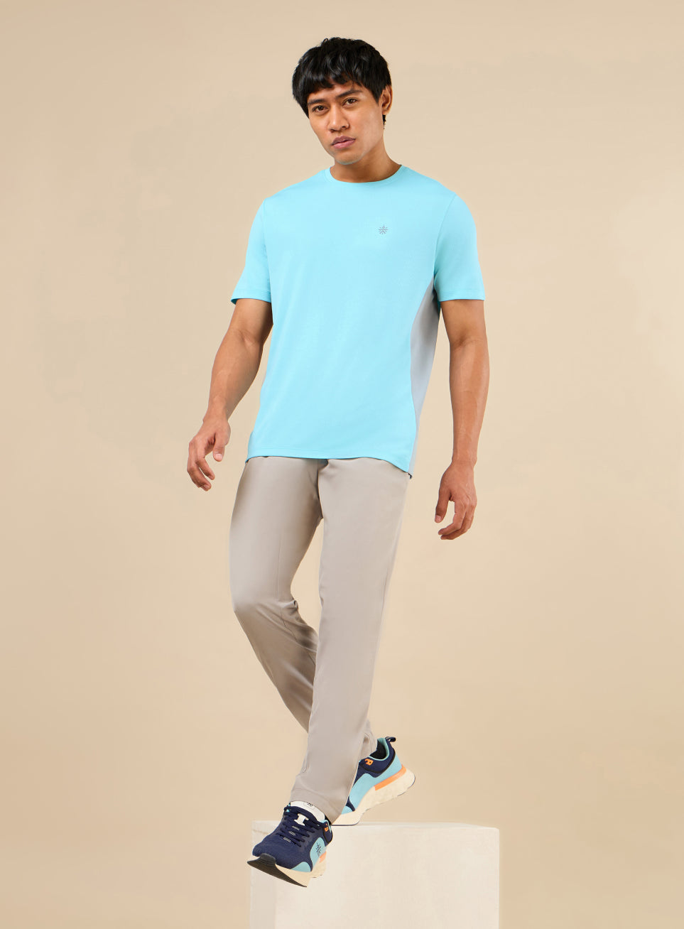 Men's Blue Optimal Strength Training T-shirt